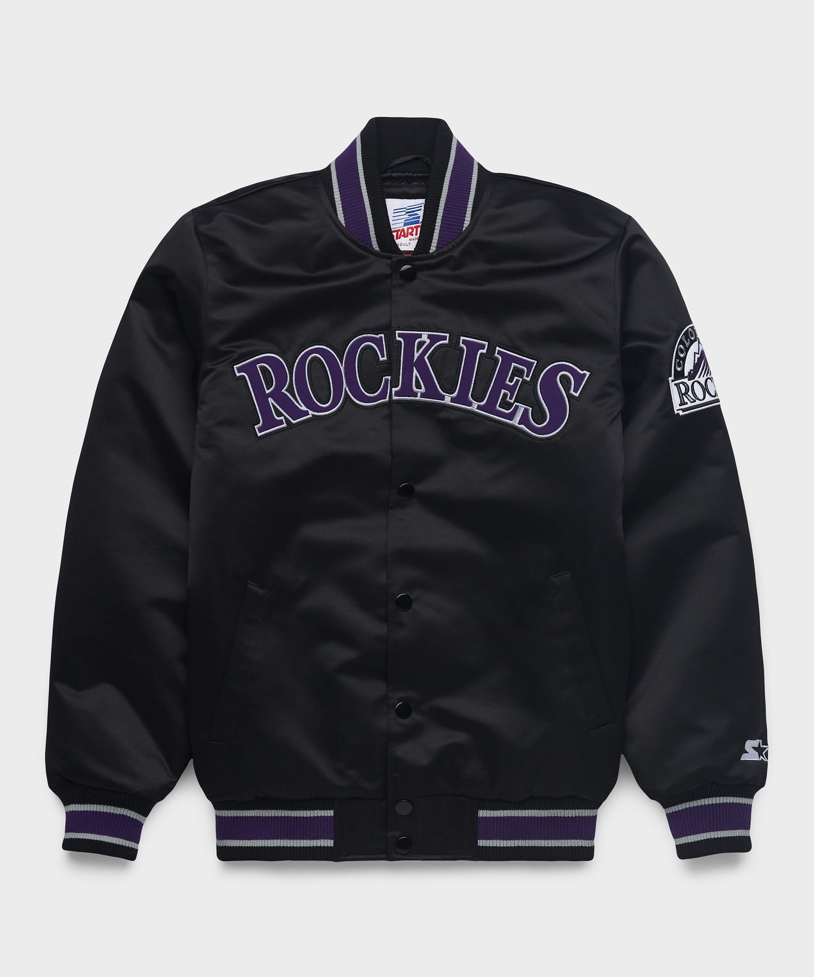 HOMAGE X Starter Rockies Heavyweight Satin Jacket