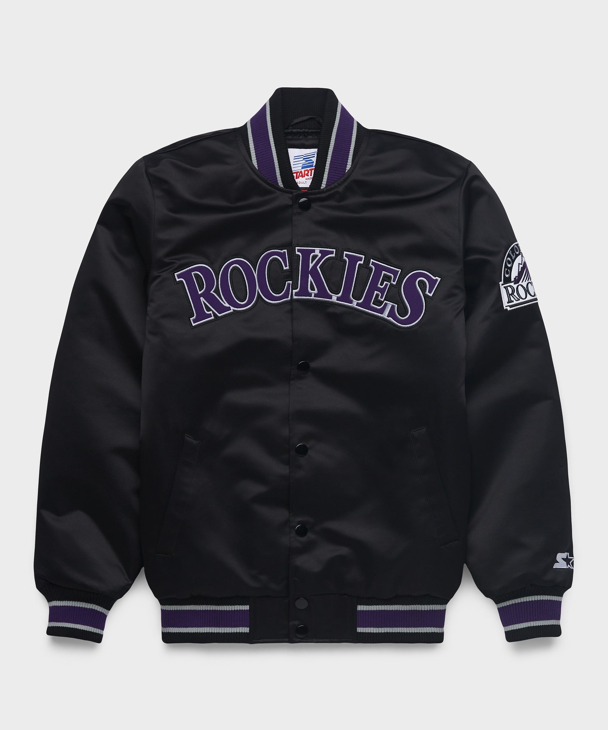 HOMAGE X Starter Rockies Heavyweight Satin Jacket