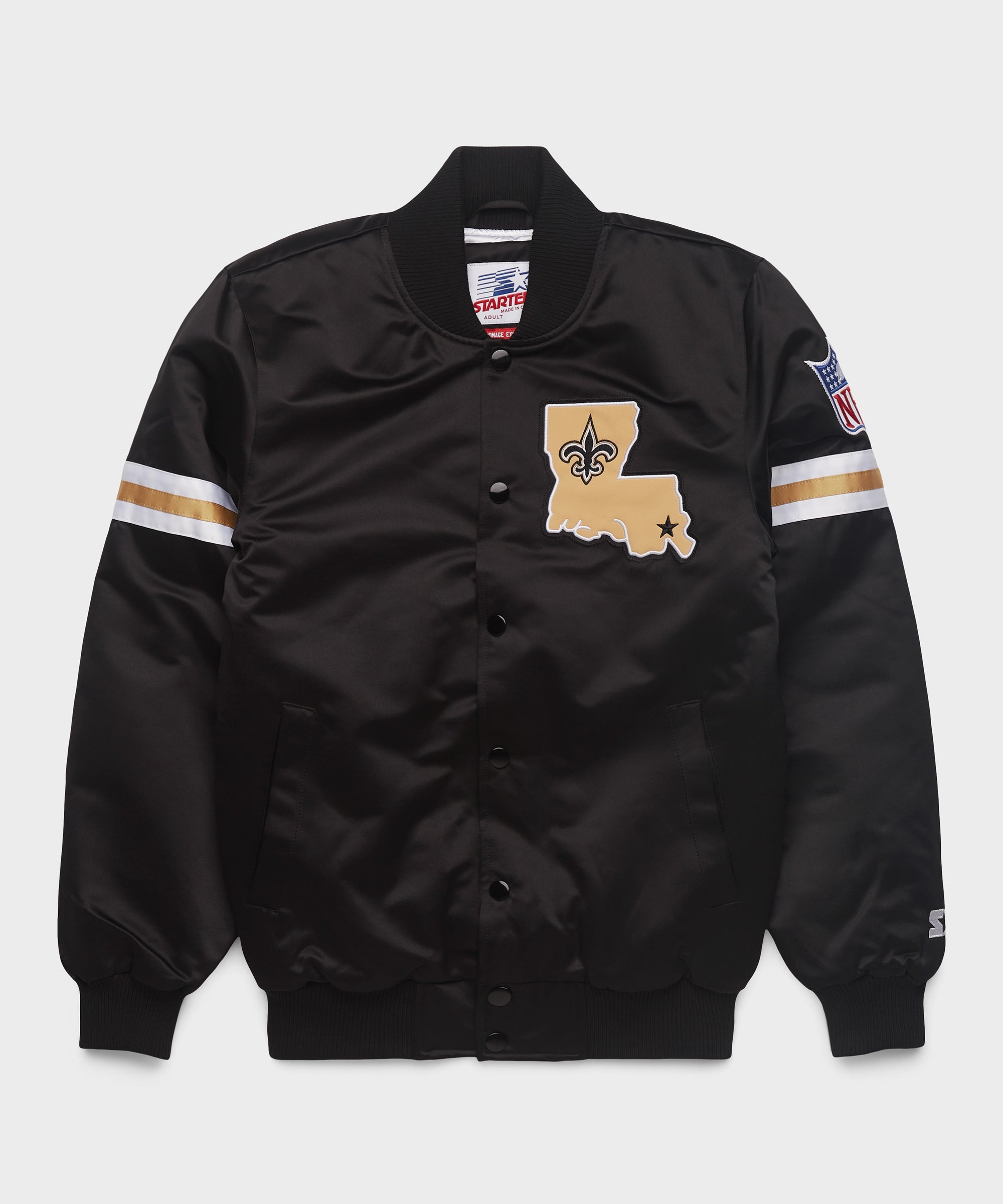 HOMAGE X Starter Saints Heavyweight Satin Jacket