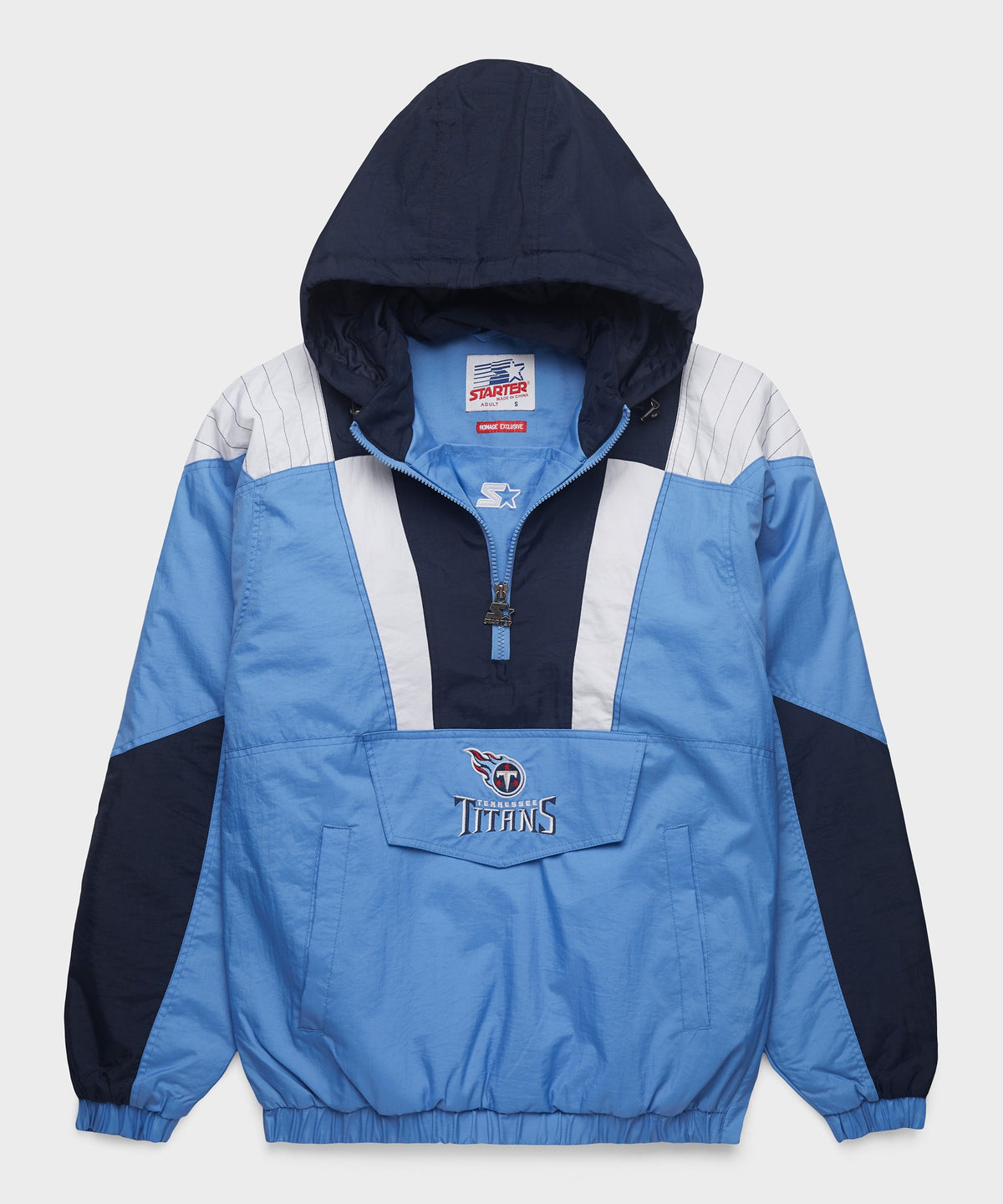 HOMAGE X Starter Titans Pullover Jacket | Retro Tennessee Titans 