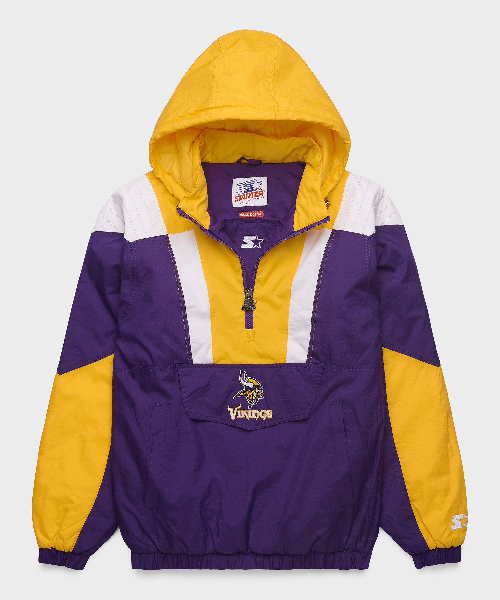 HOMAGE X Starter Vikings Pullover Jacket Purple