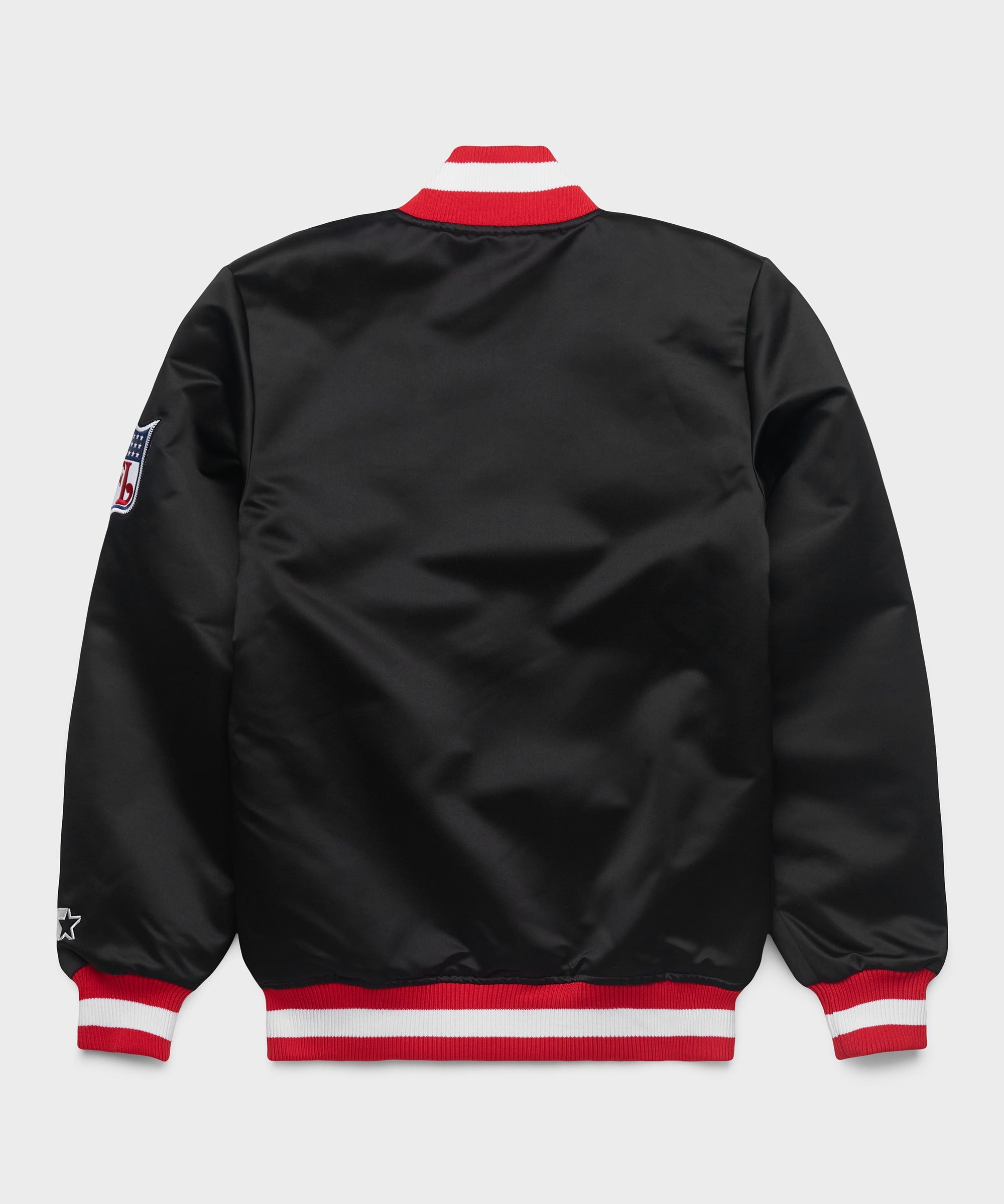 HOMAGE x Starter 49ers Blackout Heavyweight Satin Jacket