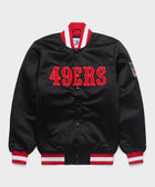 HOMAGE x Starter 49ers Blackout Heavyweight Satin Jacket