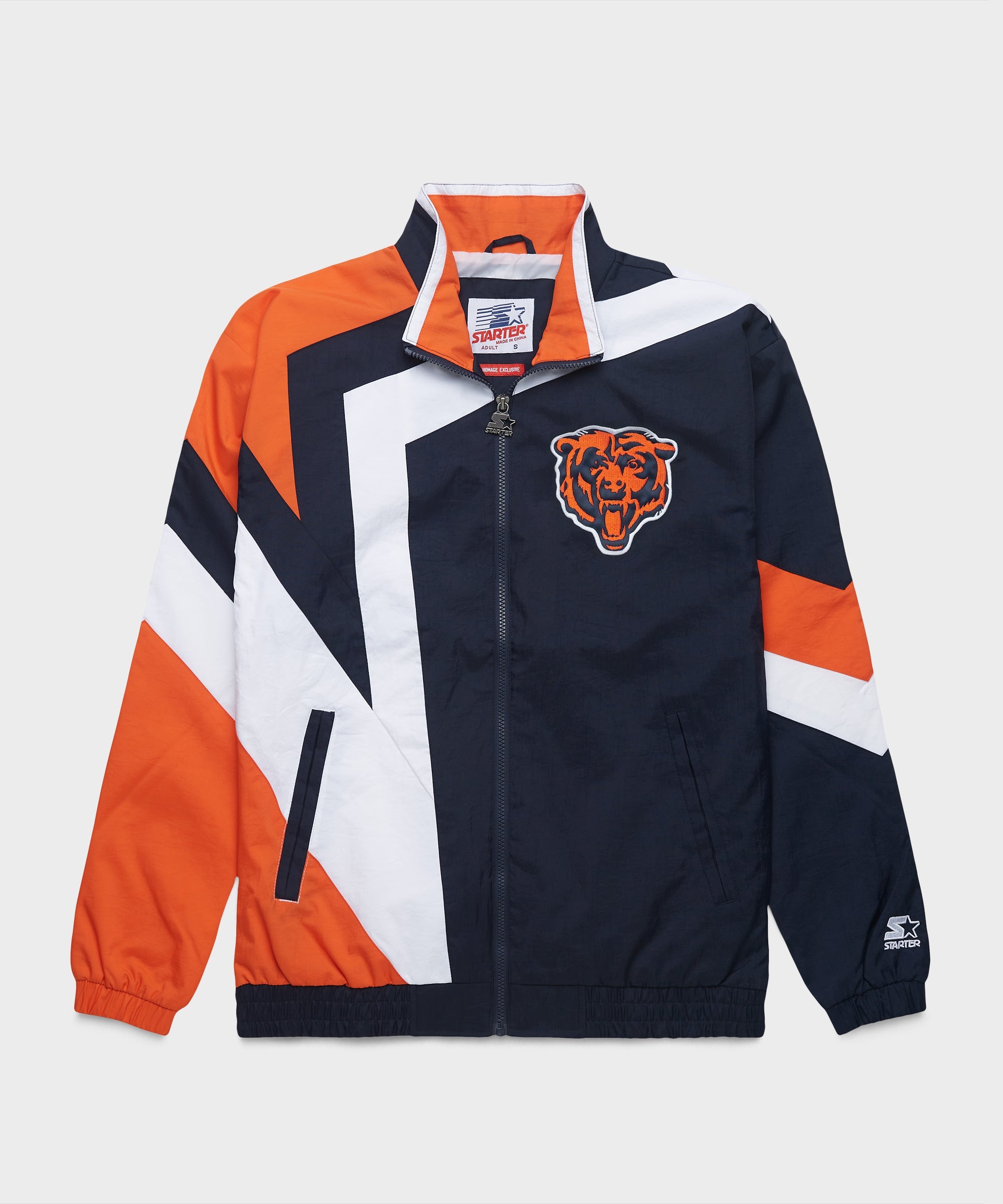 HOMAGE x Starter Bears Windbreaker | Retro NFL Jacket