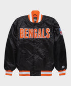 HOMAGE x Starter Bengals Blackout Satin Jacket
