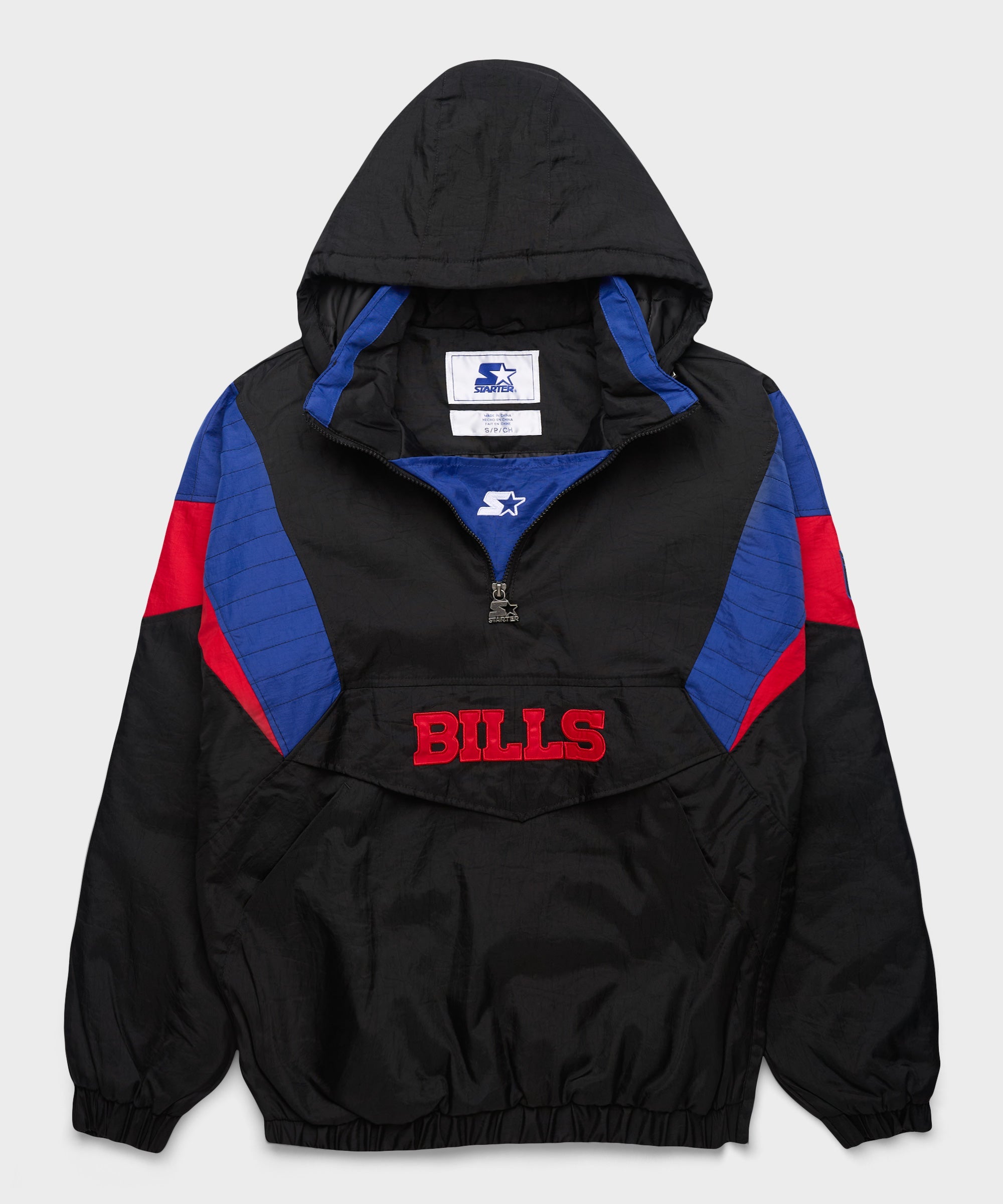 HOMAGE x Starter Bills Blackout Breakaway Pullover Jacket Black