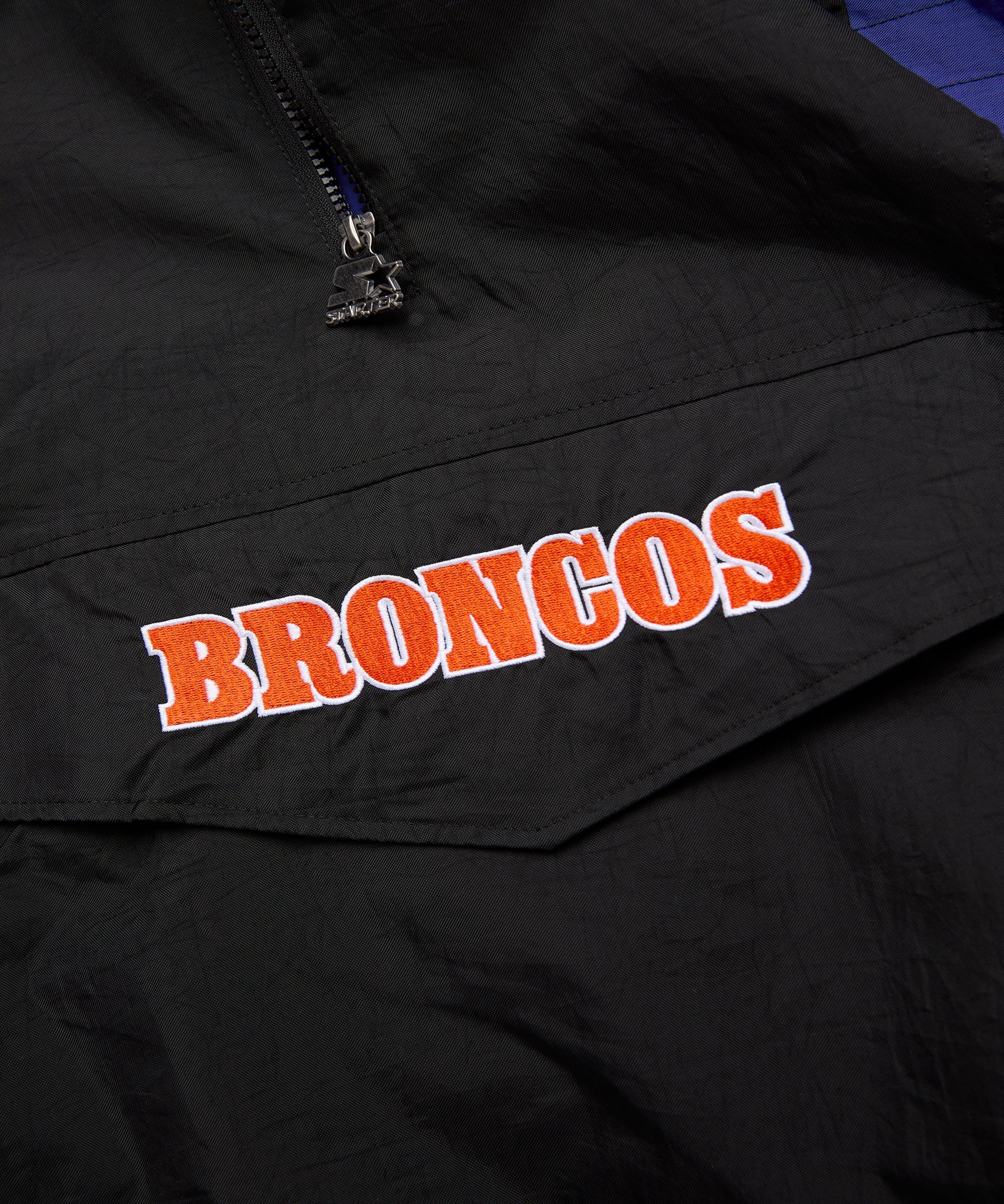 HOMAGE x Starter Broncos Blackout Breakaway Pullover Jacket