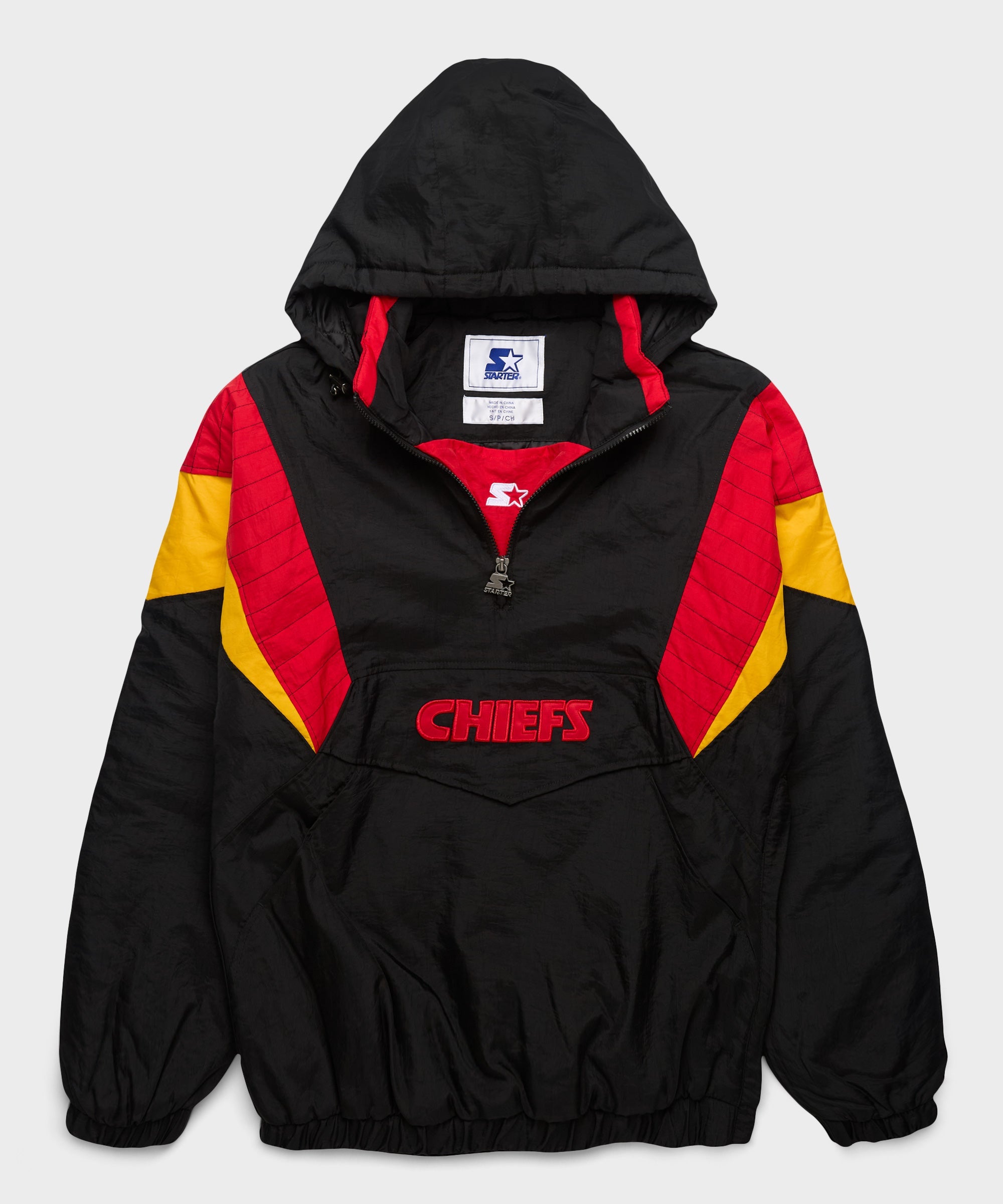 HOMAGE x Starter Chiefs Blackout Breakaway Pullover Jacket Black