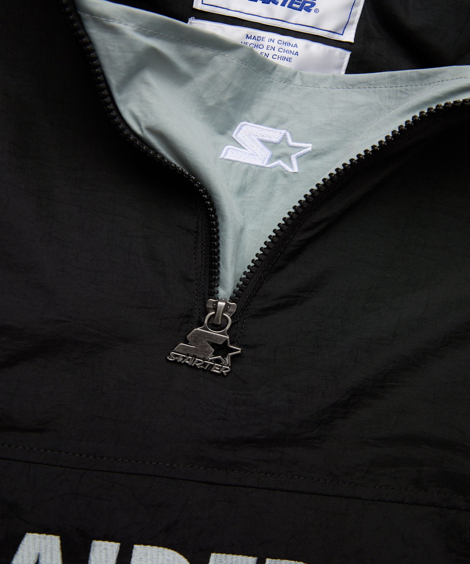 HOMAGE x Starter Raiders Blackout Breakaway Pullover Jacket