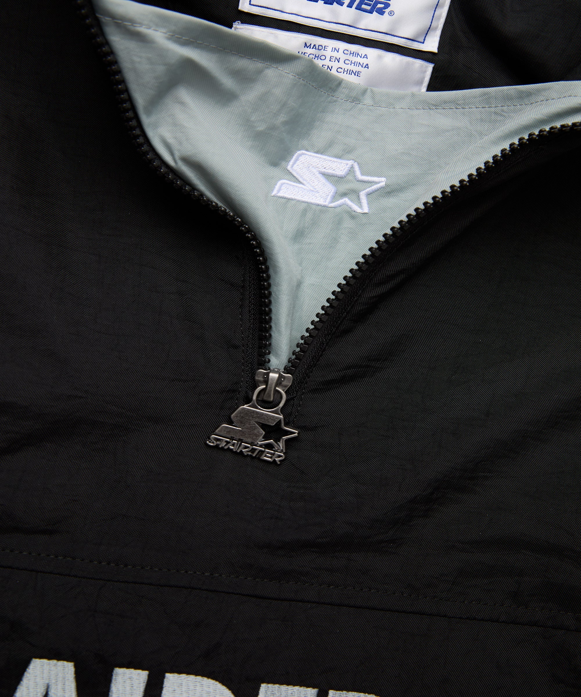 HOMAGE x Starter Raiders Blackout Breakaway Pullover Jacket