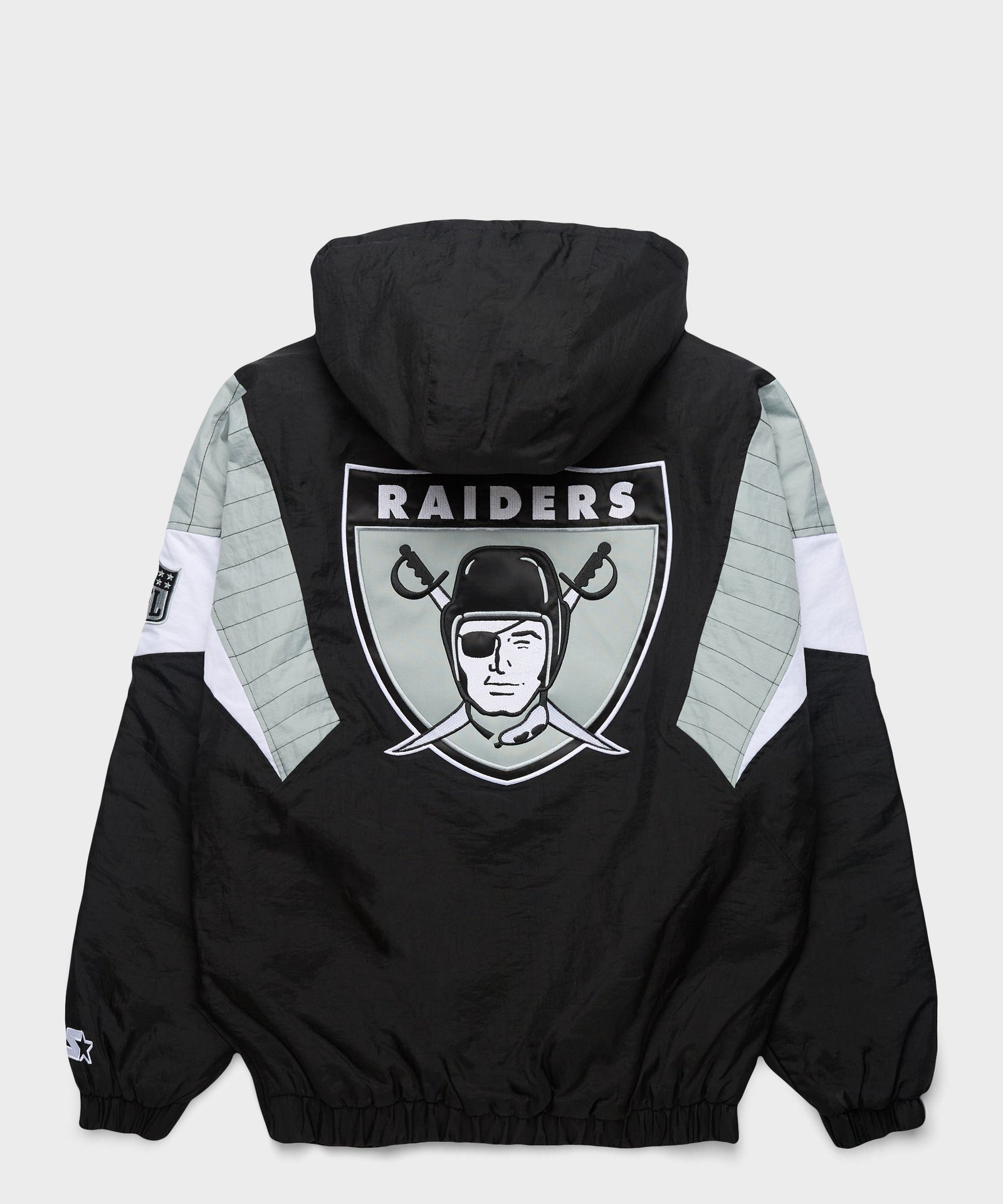 HOMAGE x Starter Raiders Blackout Breakaway Pullover Jacket