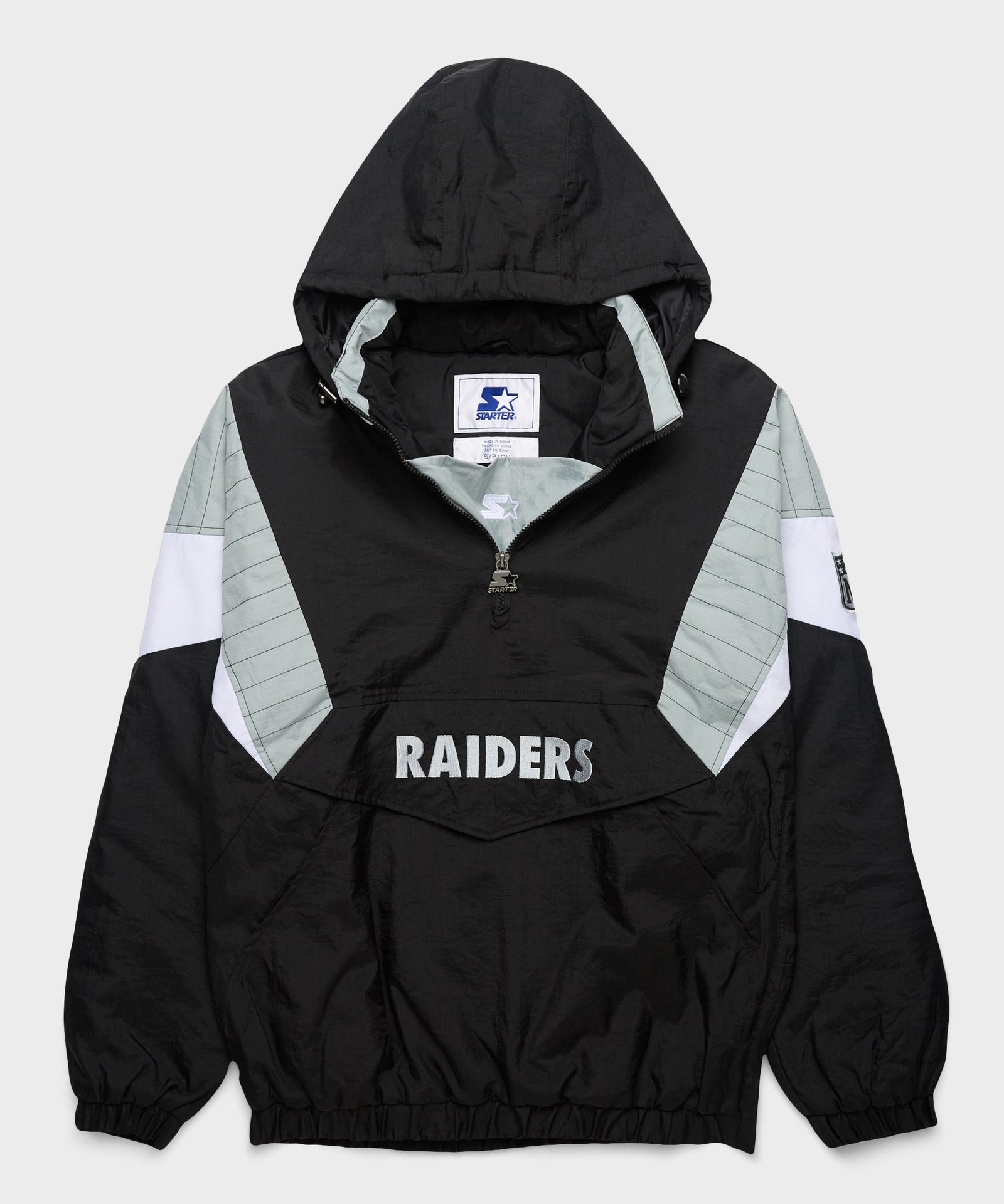 HOMAGE x Starter Raiders Blackout Breakaway Pullover Jacket