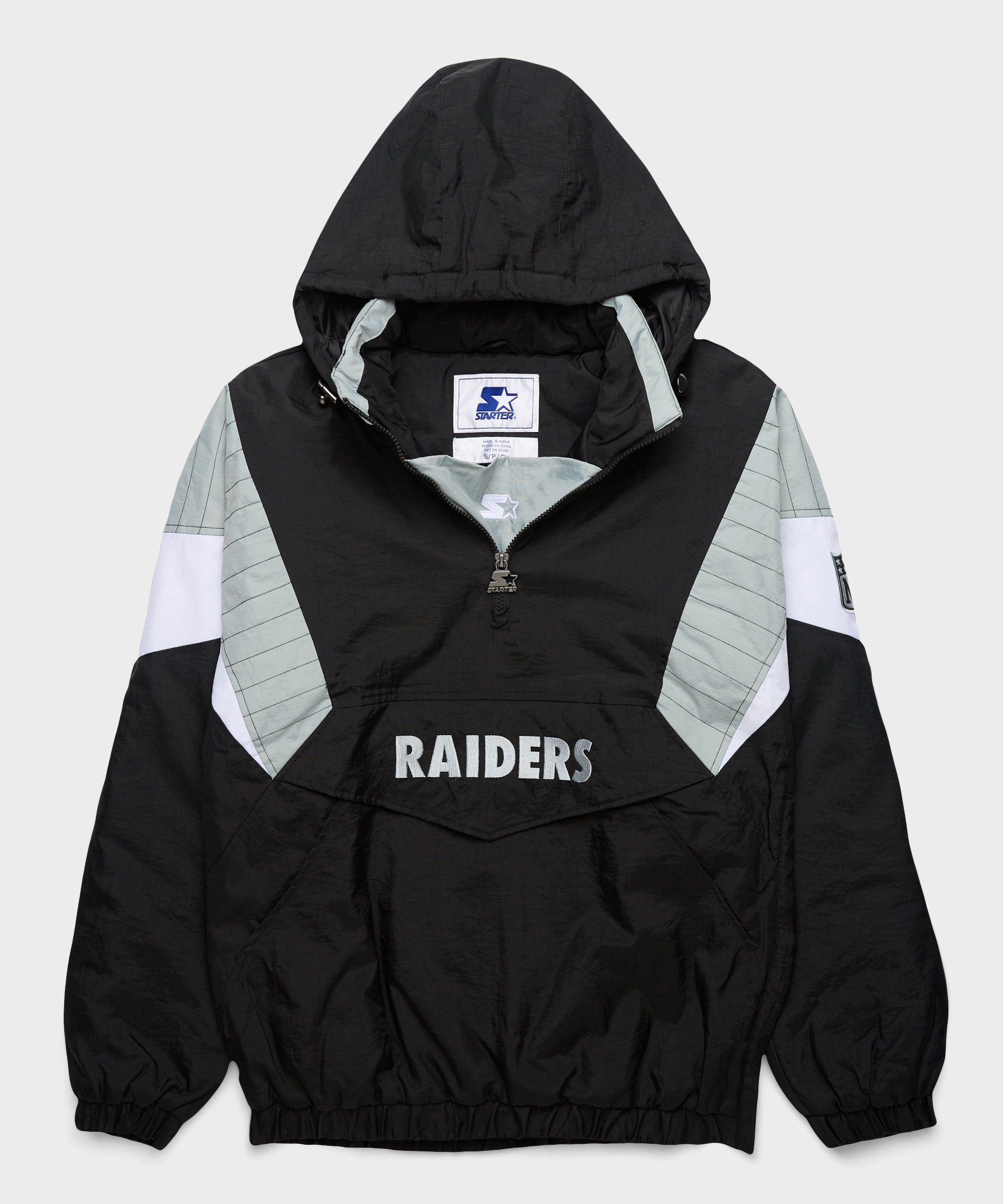 HOMAGE x Starter Raiders Blackout Breakaway Pullover Jacket