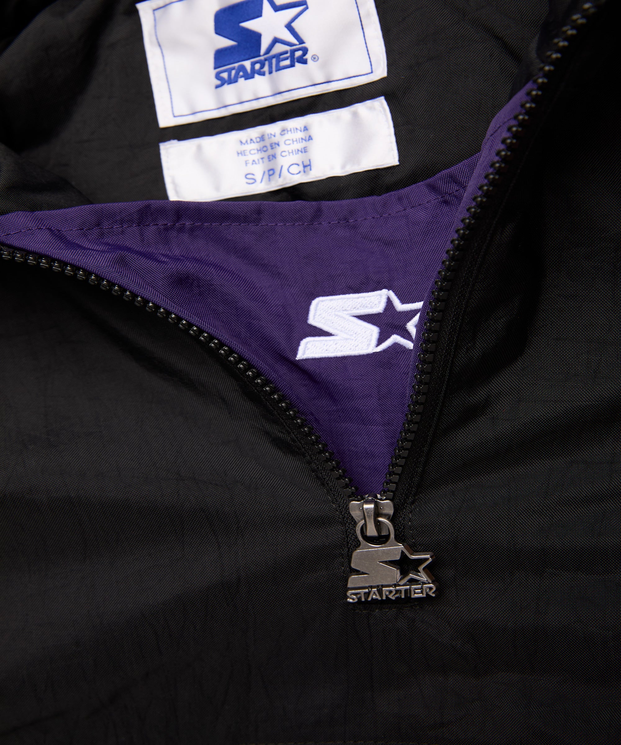 HOMAGE x Starter Ravens Blackout Breakaway Pullover Jacket