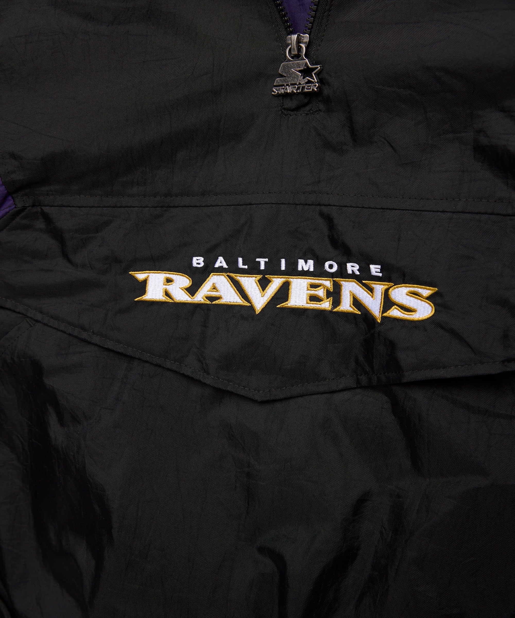 HOMAGE x Starter Ravens Blackout Breakaway Pullover Jacket