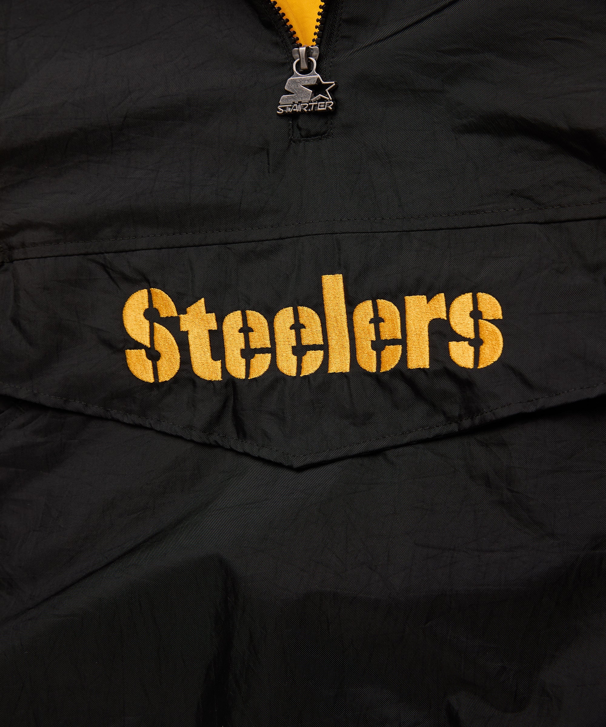 HOMAGE x Starter Steelers Blackout Breakaway Pullover Jacket