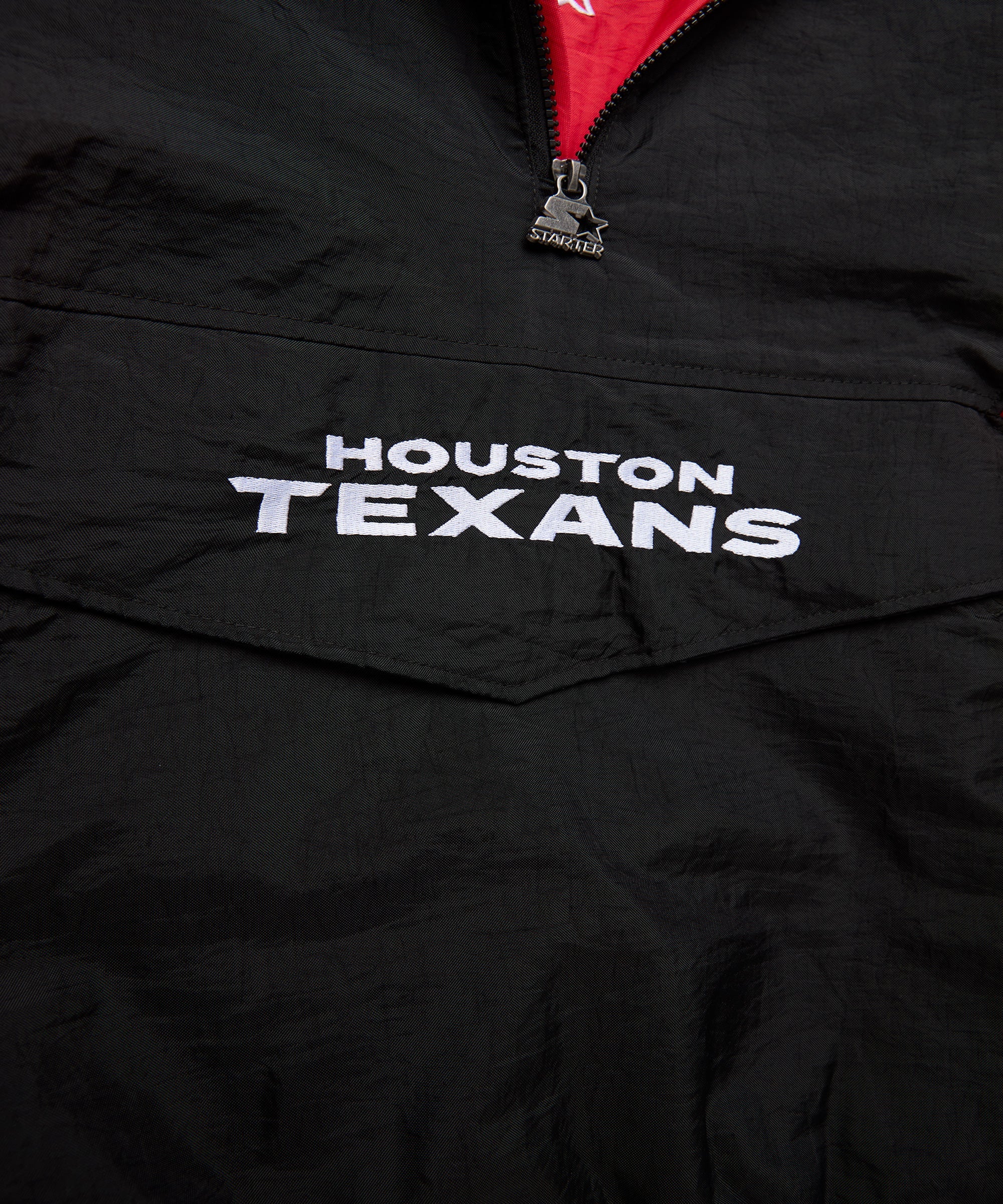 HOMAGE x Starter Texans Blackout Breakaway Pullover Jacket