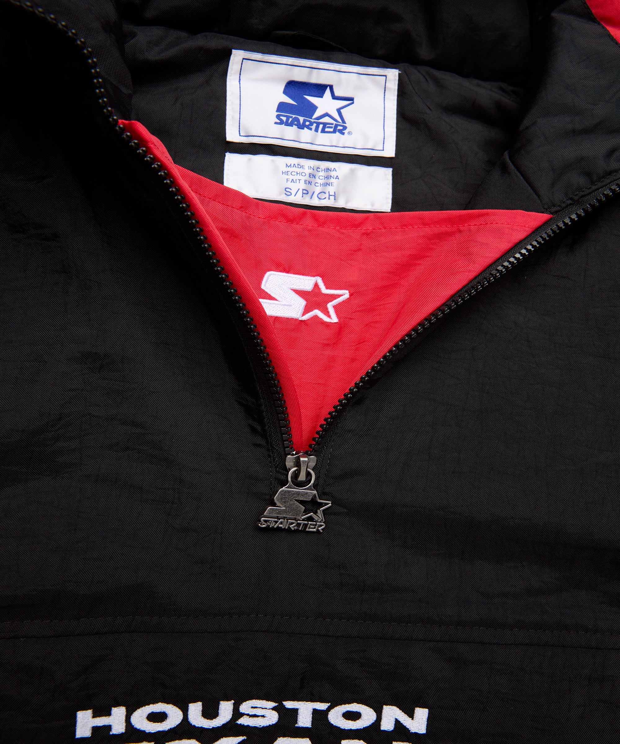 HOMAGE x Starter Texans Blackout Breakaway Pullover Jacket