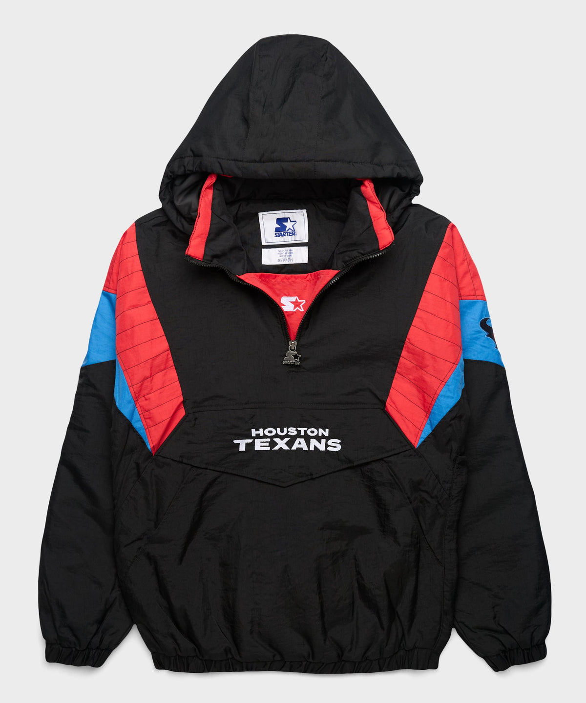 HOMAGE x Starter Texans Blackout Breakaway Pullover Jacket | Retro 