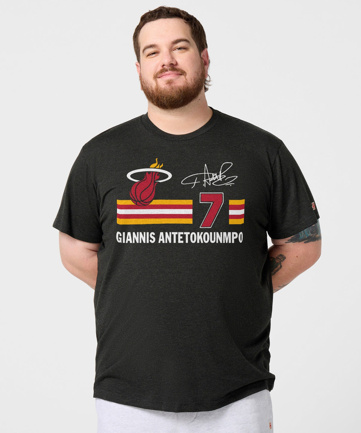 Heat Giannis Antetokounmpo Signature Jersey