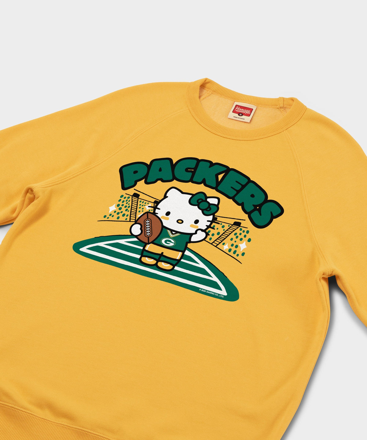 Hello Kitty x Green Bay Packers Football Crewneck