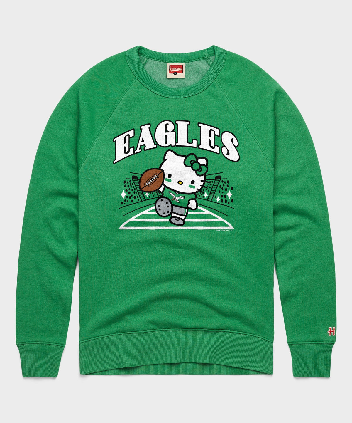 Hello Kitty x Philadelphia Eagles Retro Touchdown Crewneck