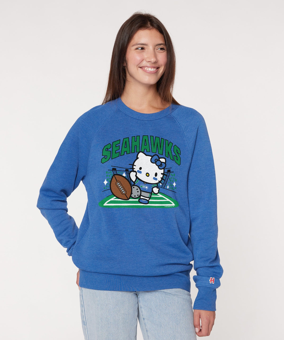 Hello Kitty x Seattle Seahawks Retro Kickoff Crewneck