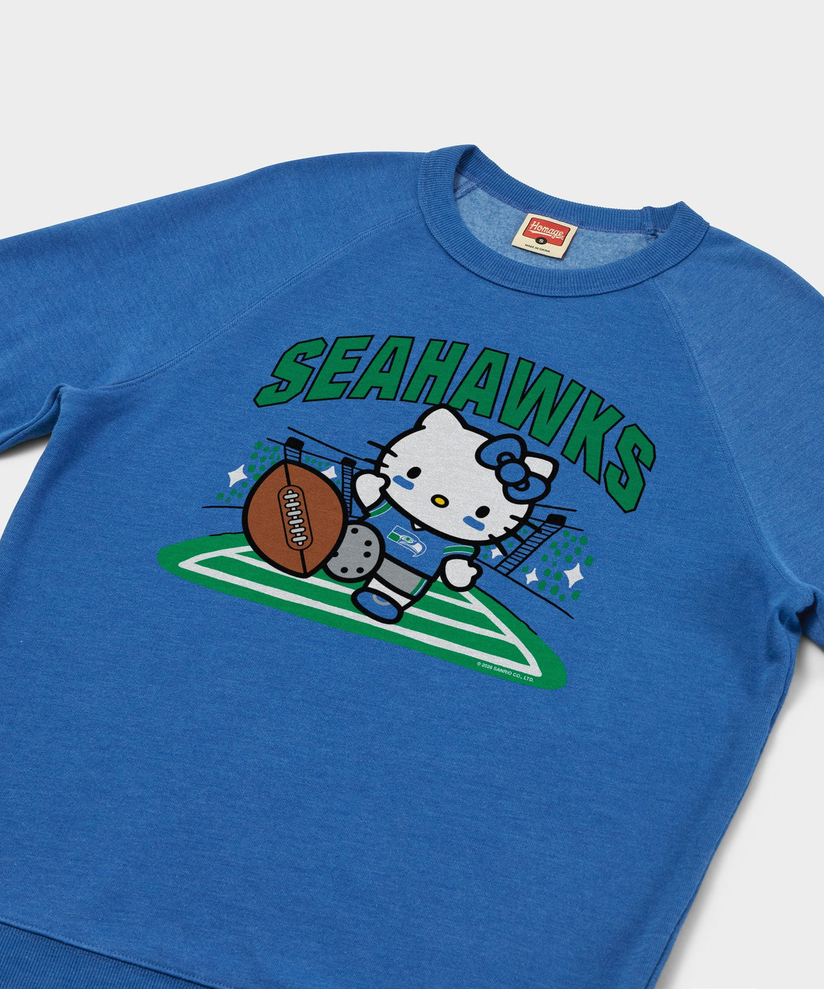 Hello Kitty x Seattle Seahawks Retro Kickoff Crewneck