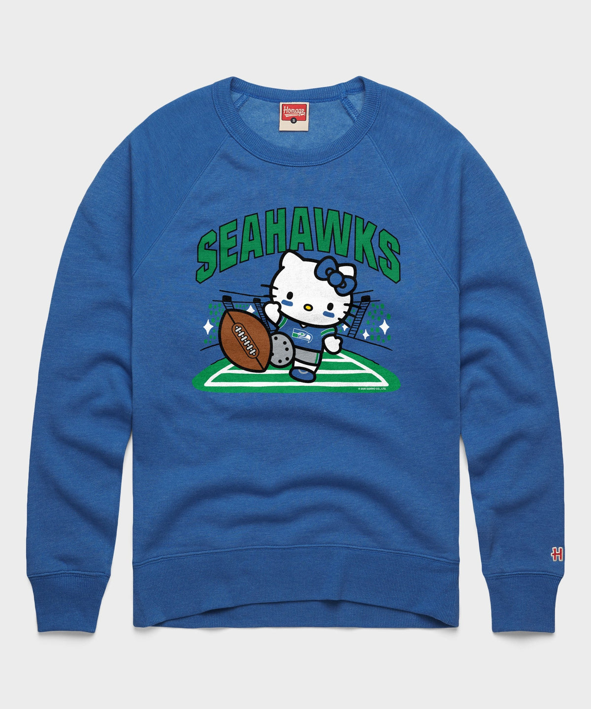 Hello Kitty x Seattle Seahawks Retro Kickoff Crewneck