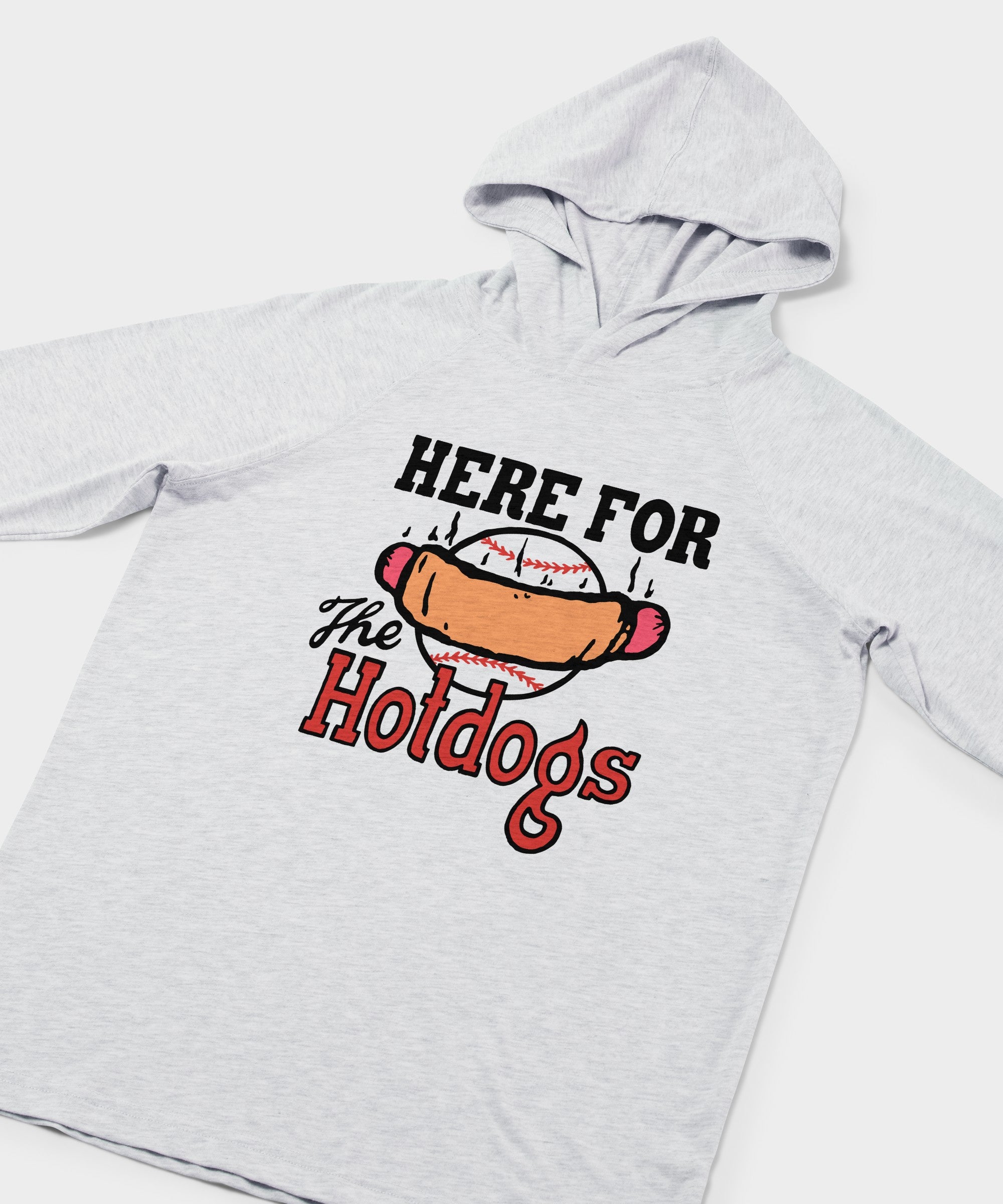 Here For The Hotdogs Lightweight Hoodie