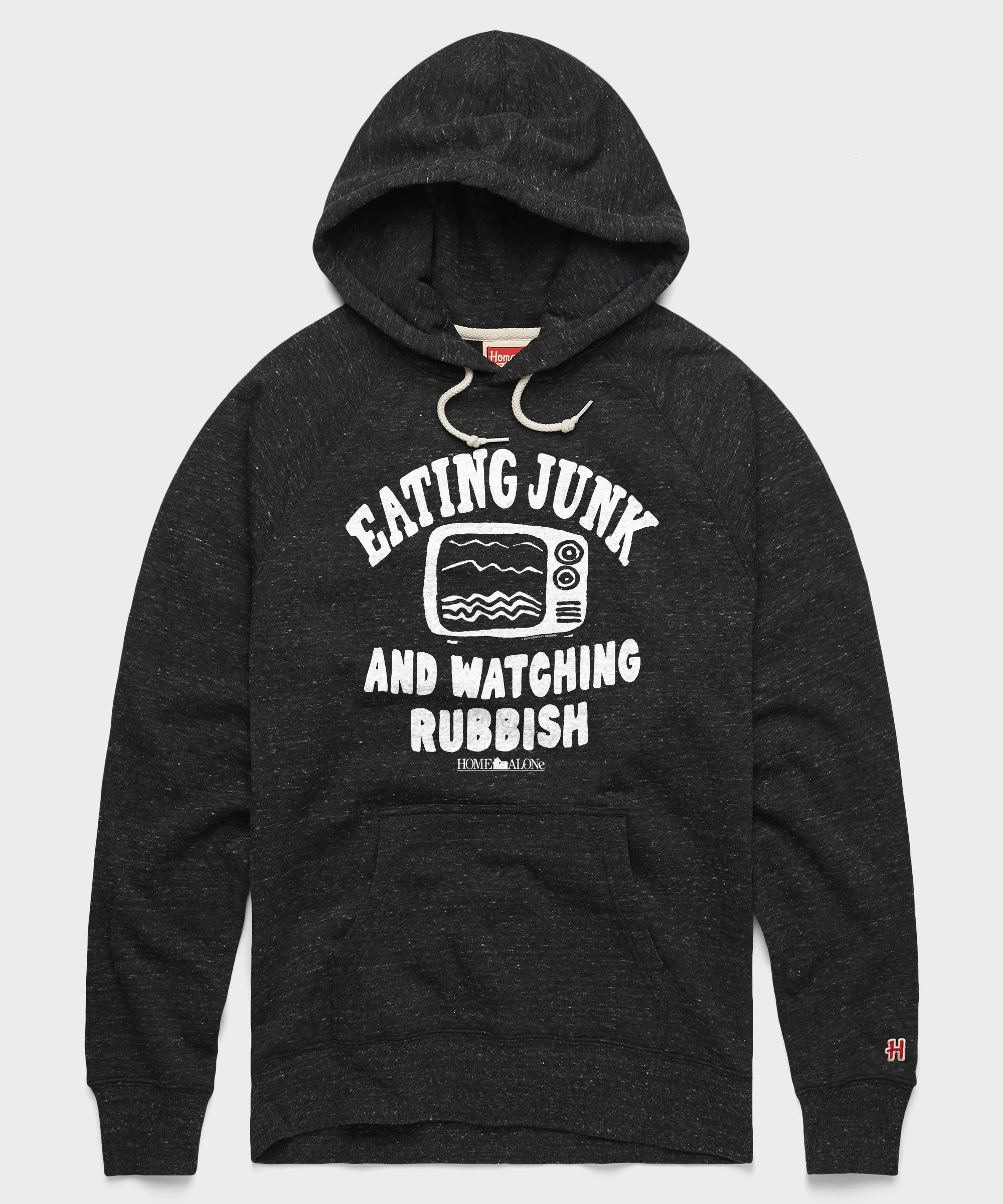Home Alone Eating Junk And Watching Rubbish Hoodie
