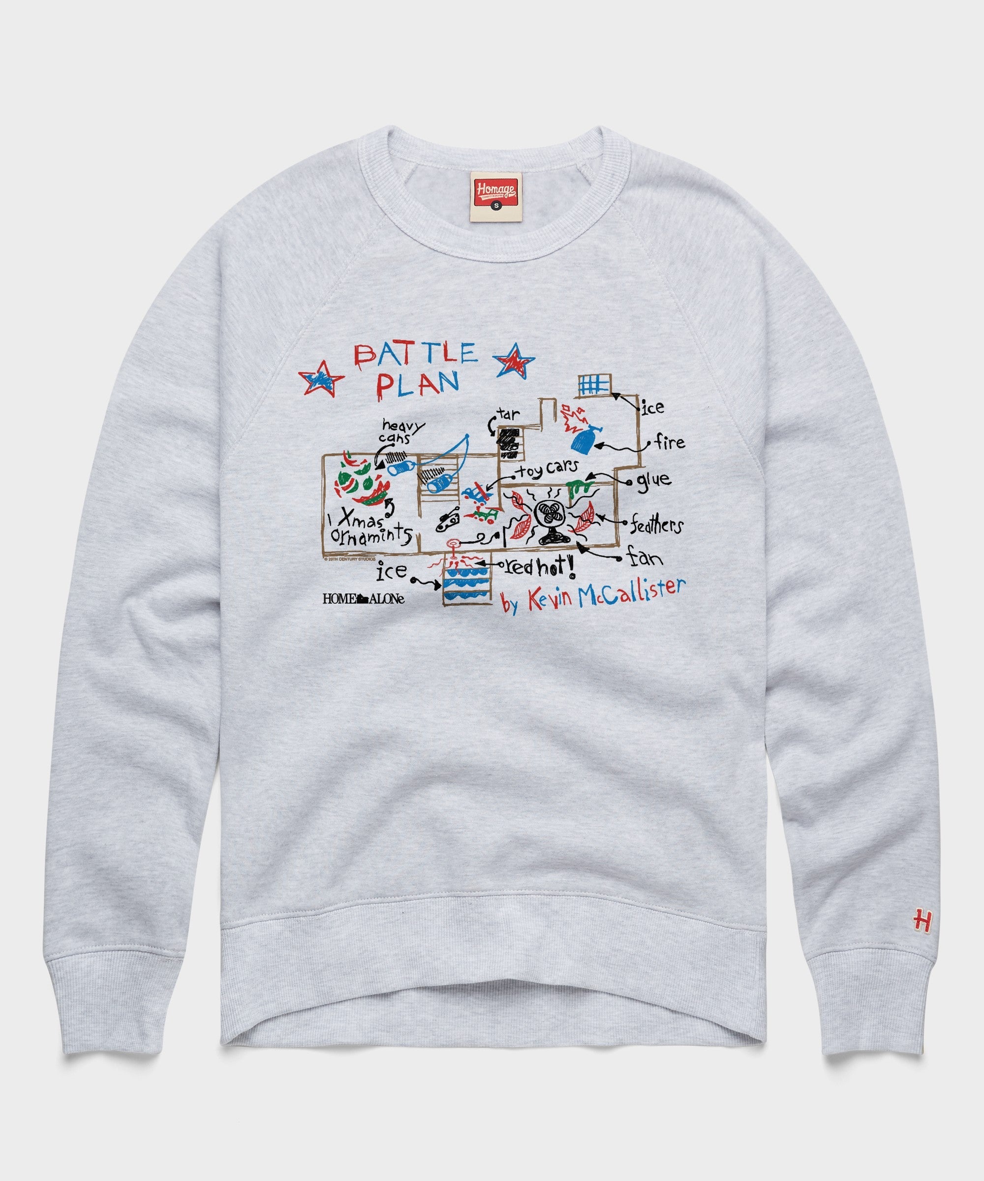 Home Alone Kevin's Battle Plan Crewneck