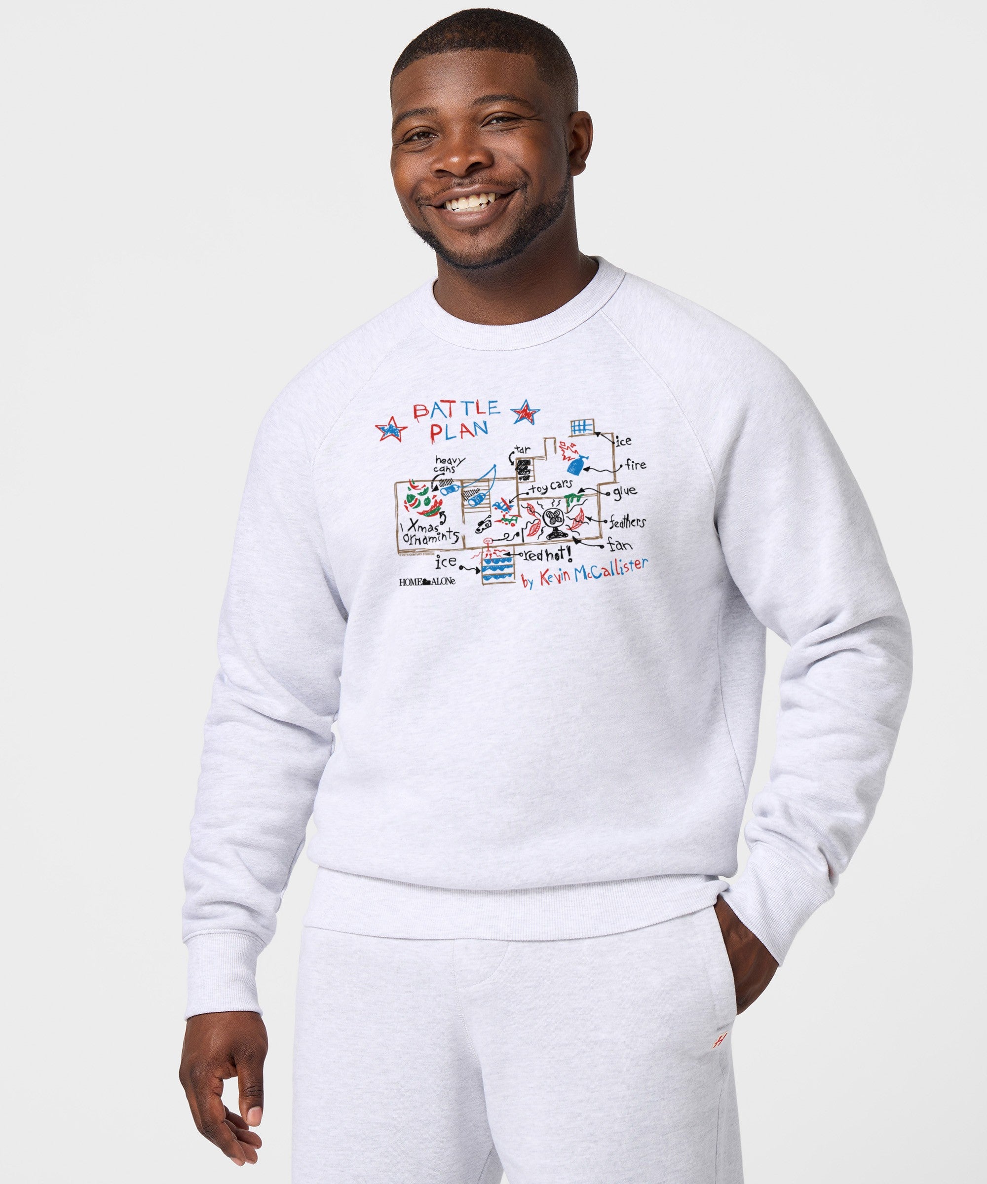 Home Alone Kevin's Battle Plan Crewneck