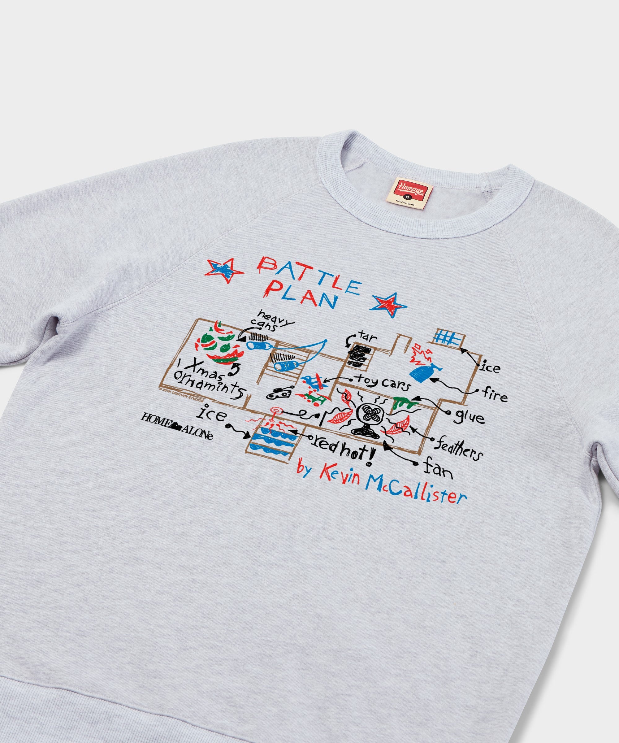 Home Alone Kevin's Battle Plan Crewneck