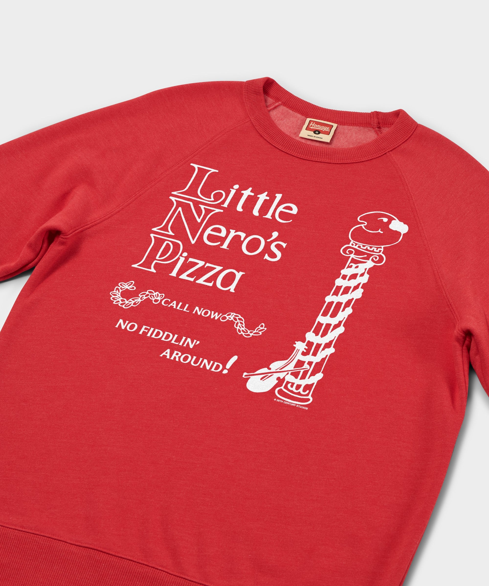 Home Alone Little Nero's Pizza Crewneck