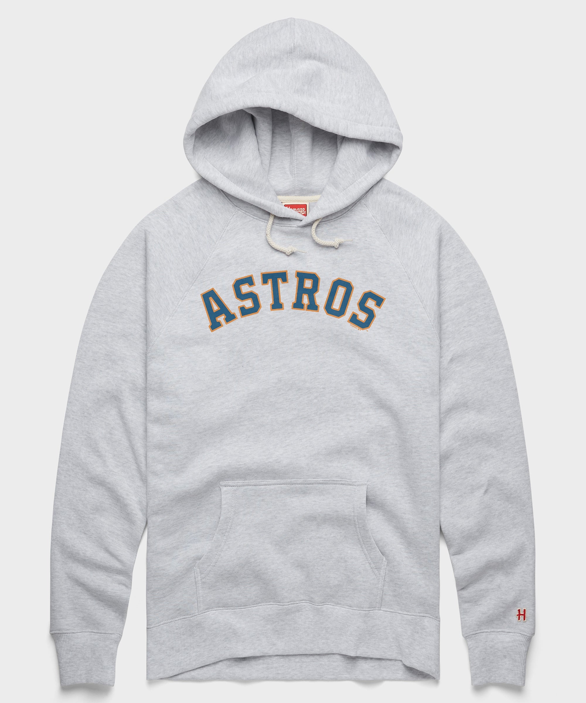 Houston Astros Jersey Logo '13 Hoodie Ash