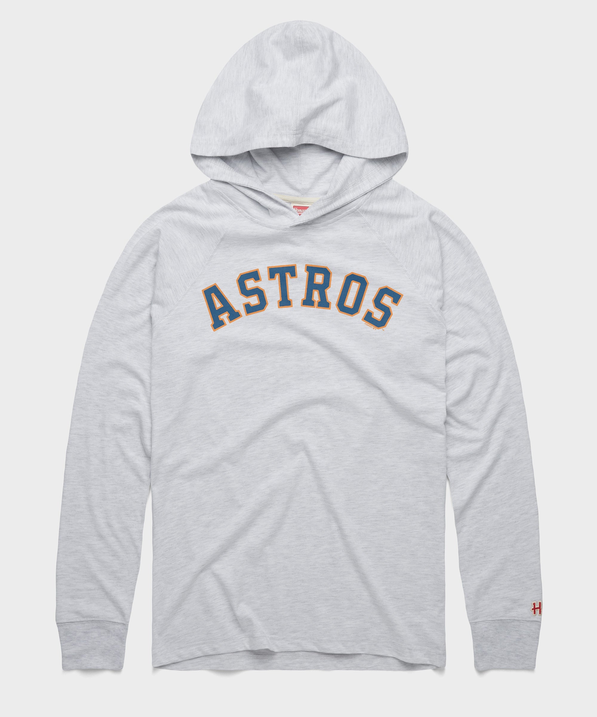 Houston Astros Jersey Logo '13 Lightweight Hoodie Ash