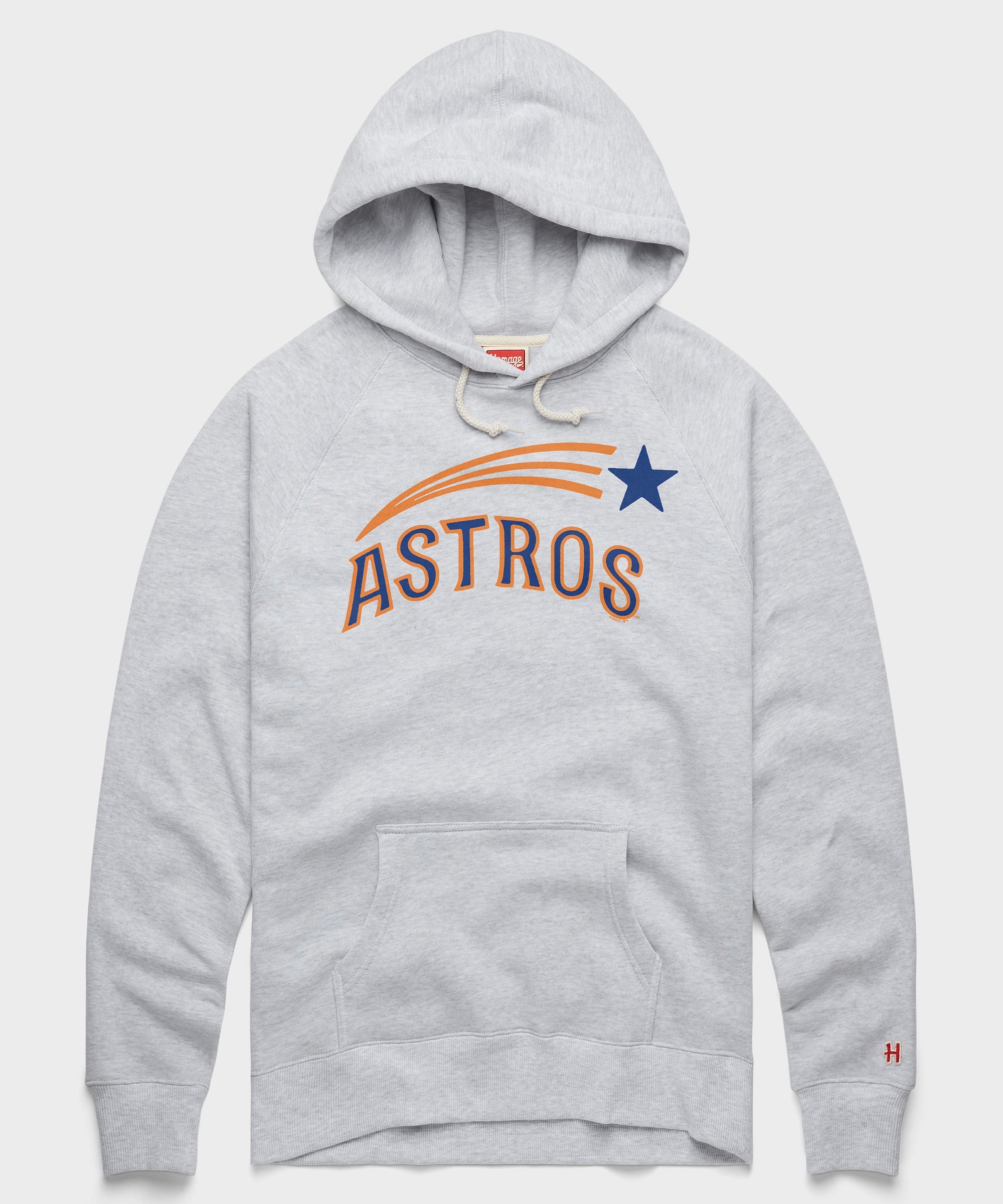 Houston Astros Jersey Logo '65 Hoodie Ash