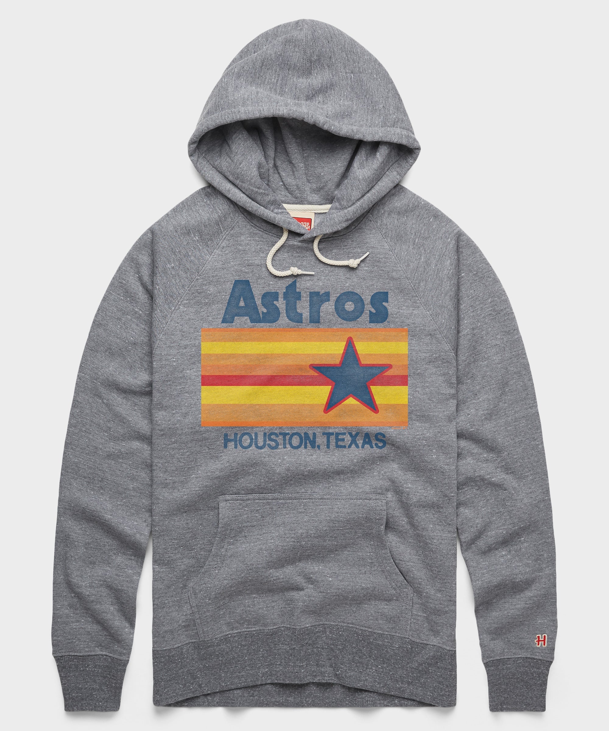 Houston Astros Jersey Logo '75 Hoodie Grey