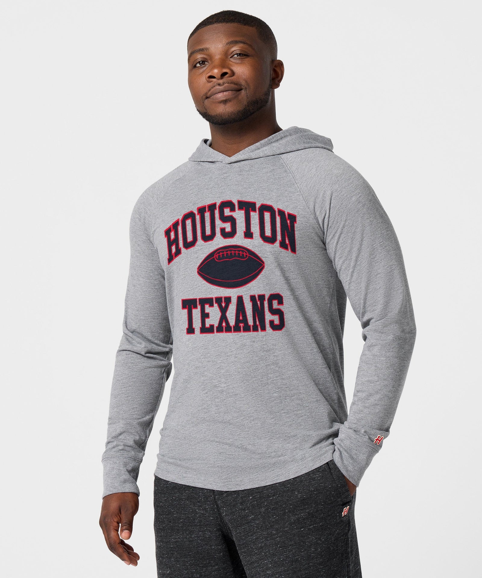 houston texans gridiron lightweight hoodie