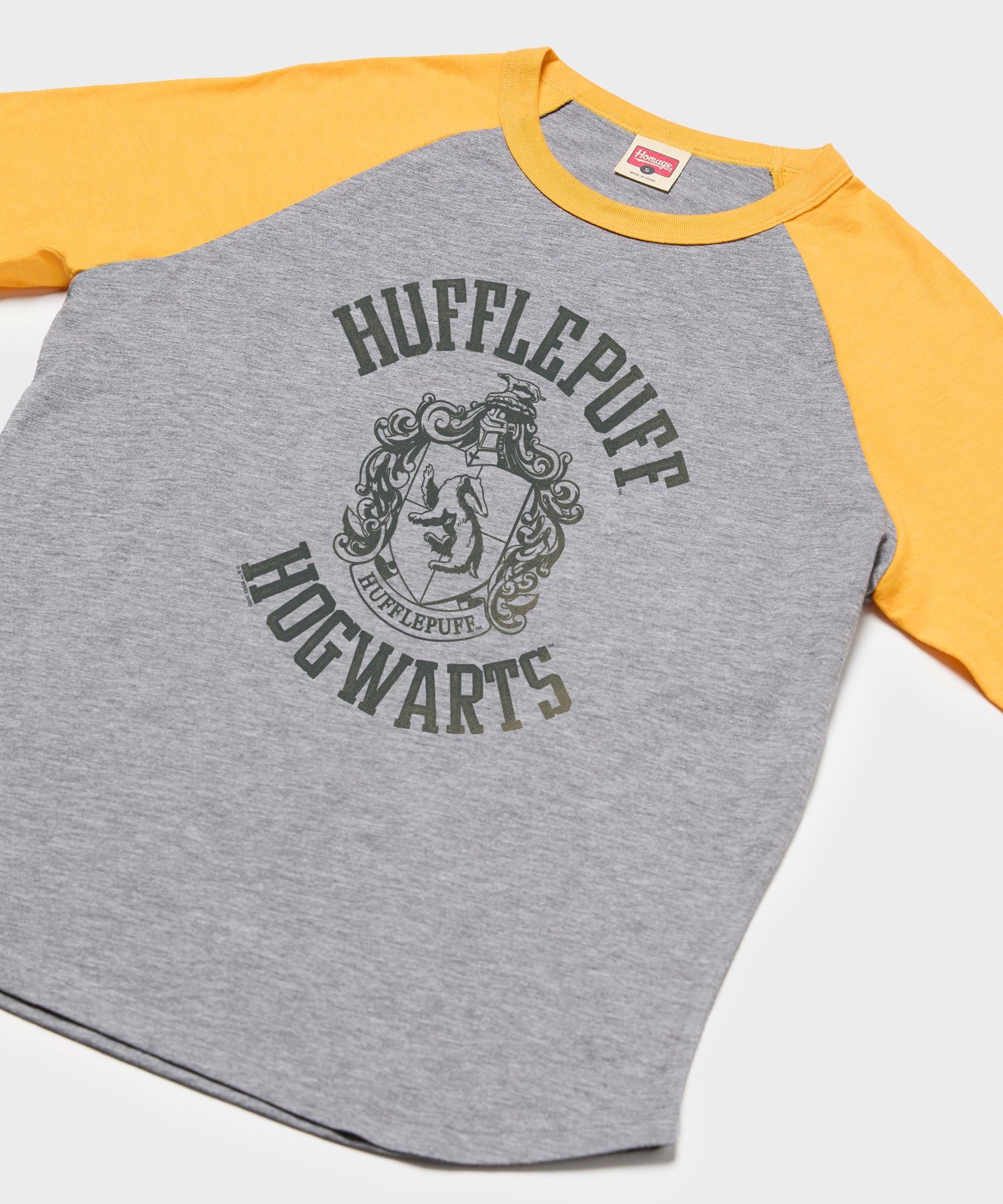 hufflepuff crest raglan