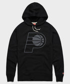 Indiana Pacers Logo Blackout Hoodie
