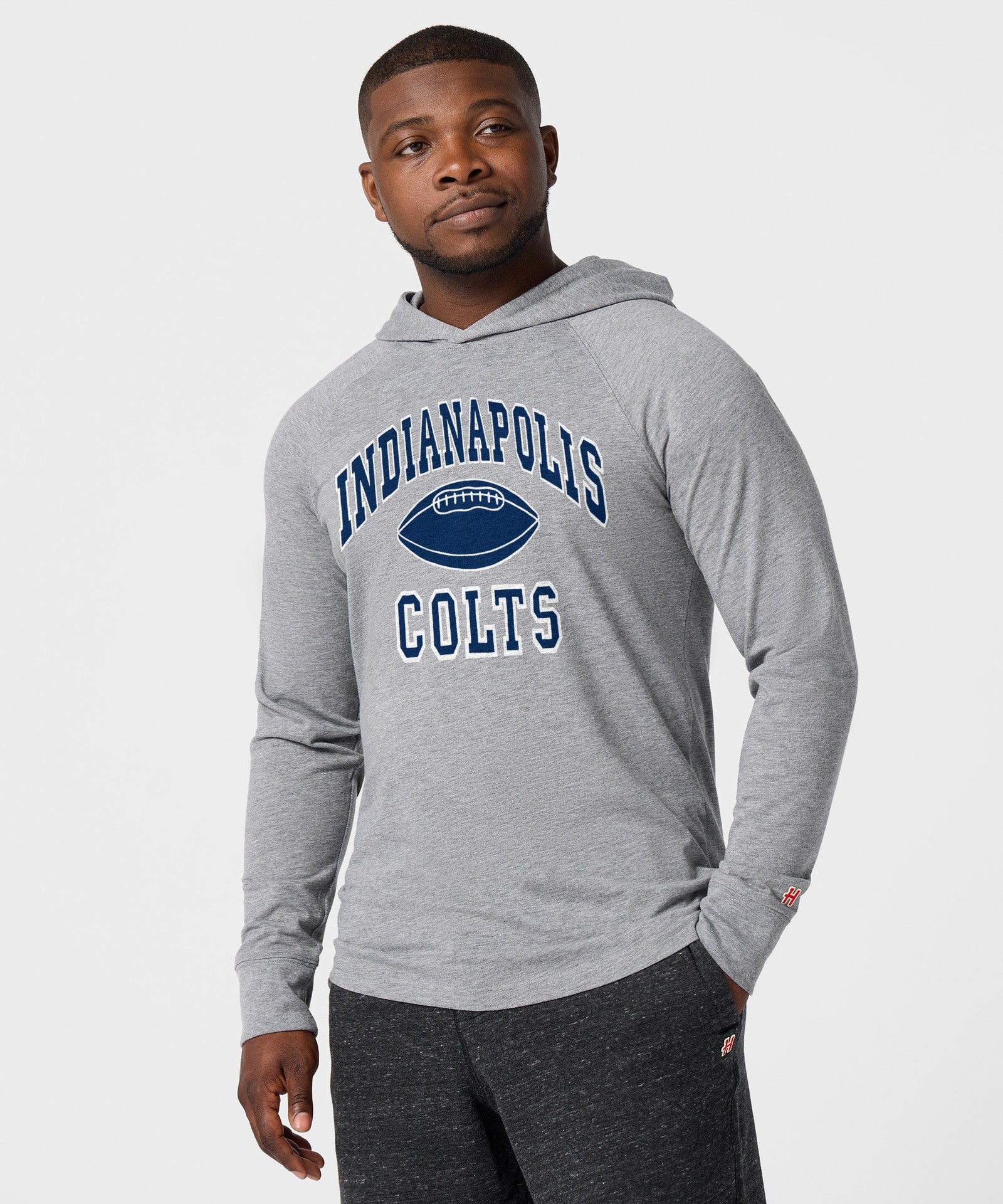 indianapolis colts gridiron lightweight hoodie