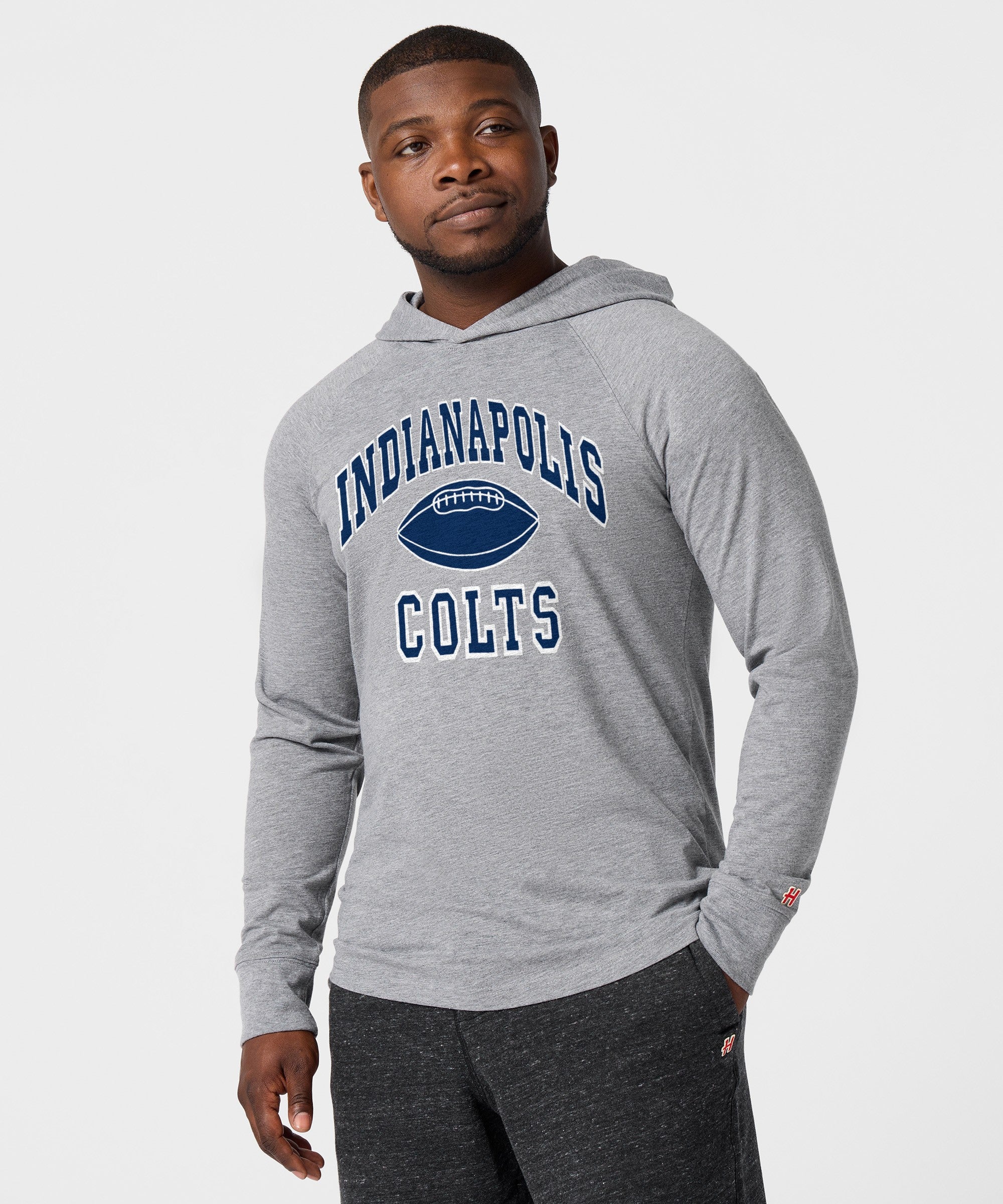 indianapolis colts gridiron lightweight hoodie