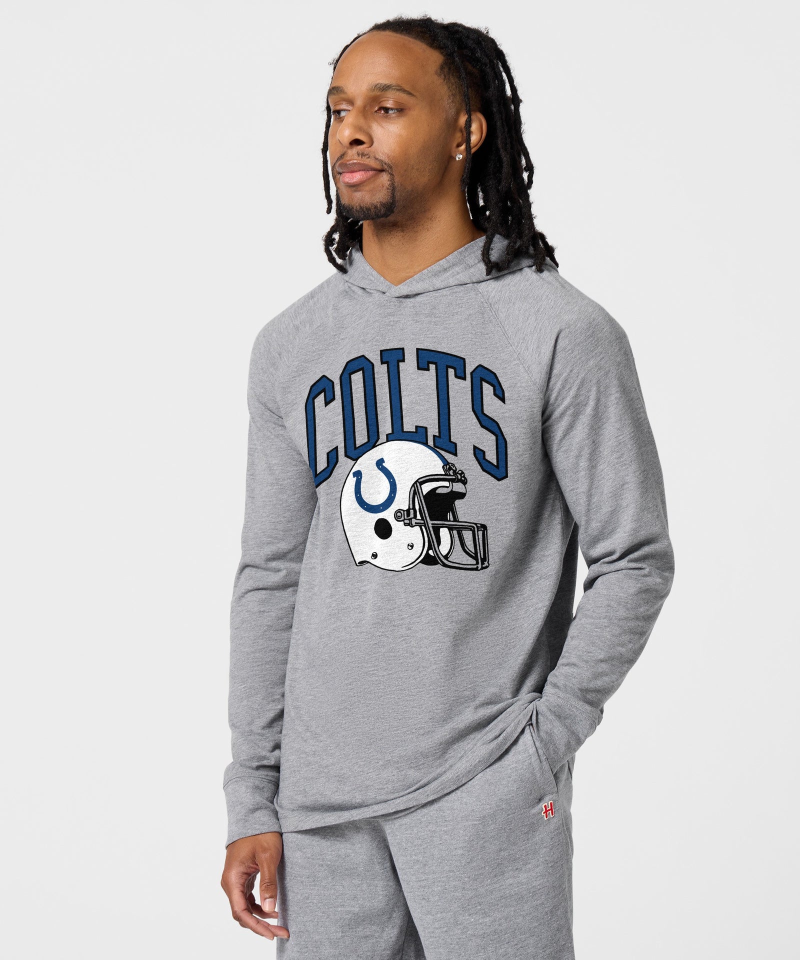 Indianapolis Colts Helmet Lightweight Hoodie