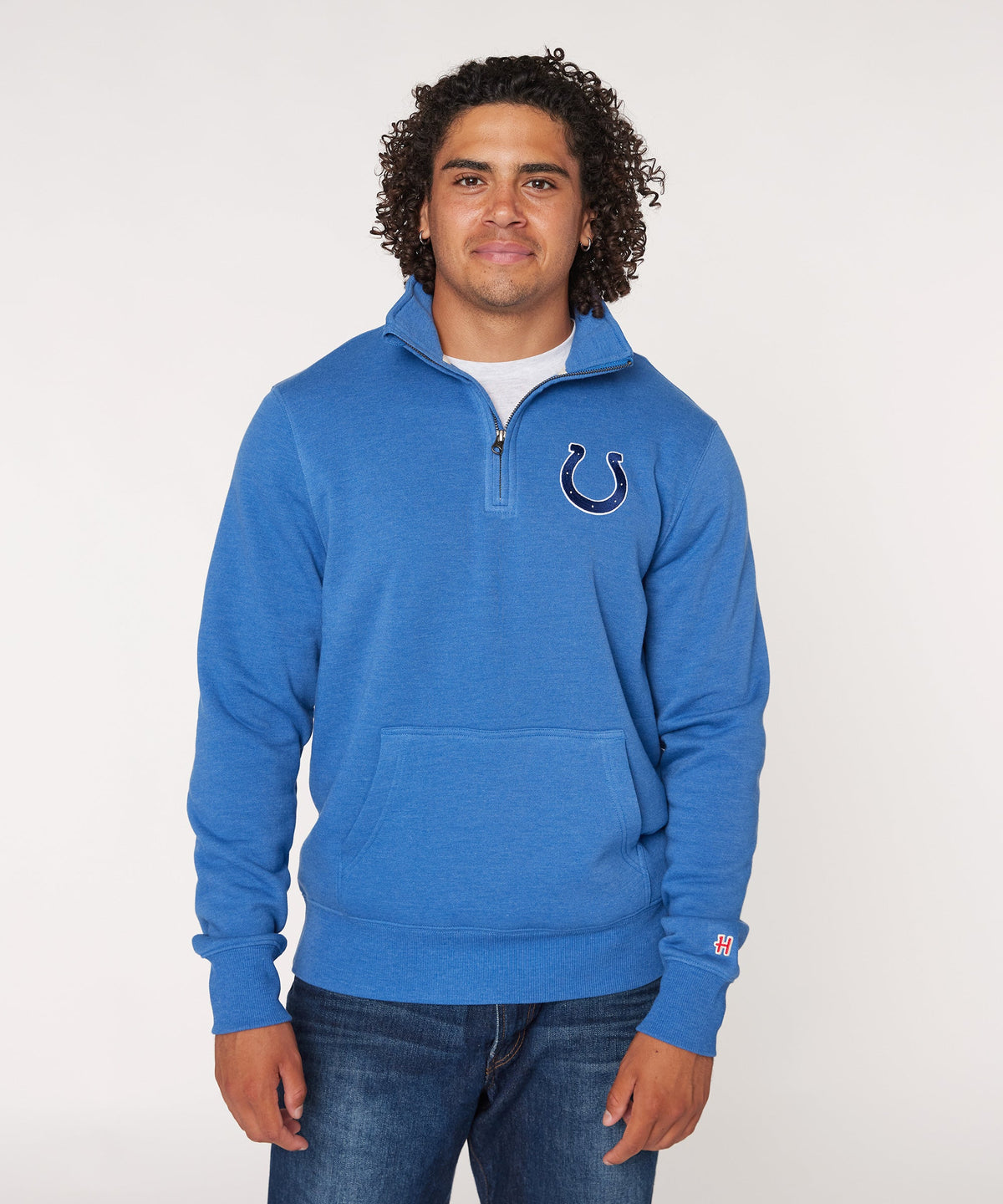 Indianapolis Colts '04 Applique Quarter Zip Pullover