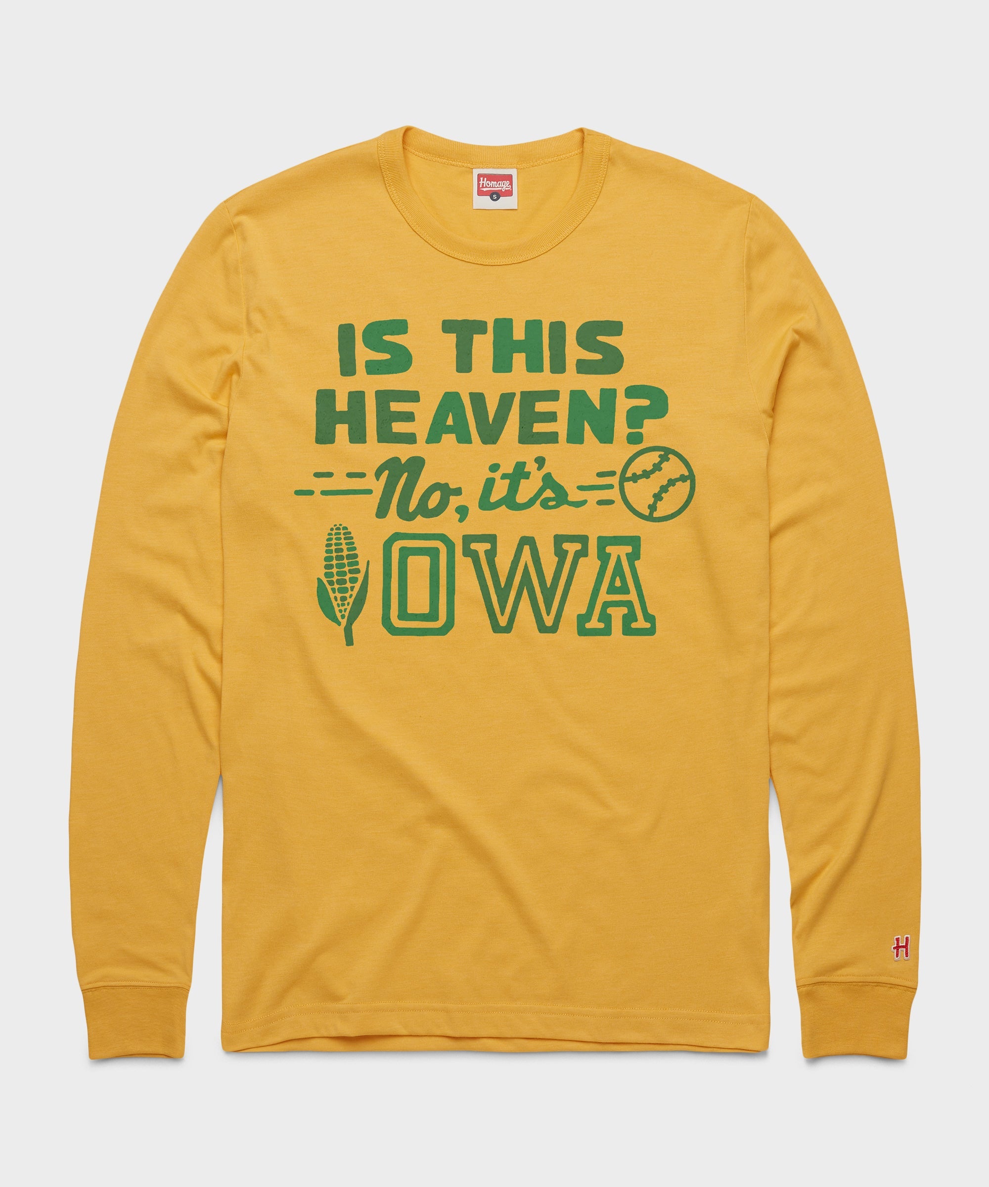 Is This Heaven No It's Iowa Long Sleeve Tee