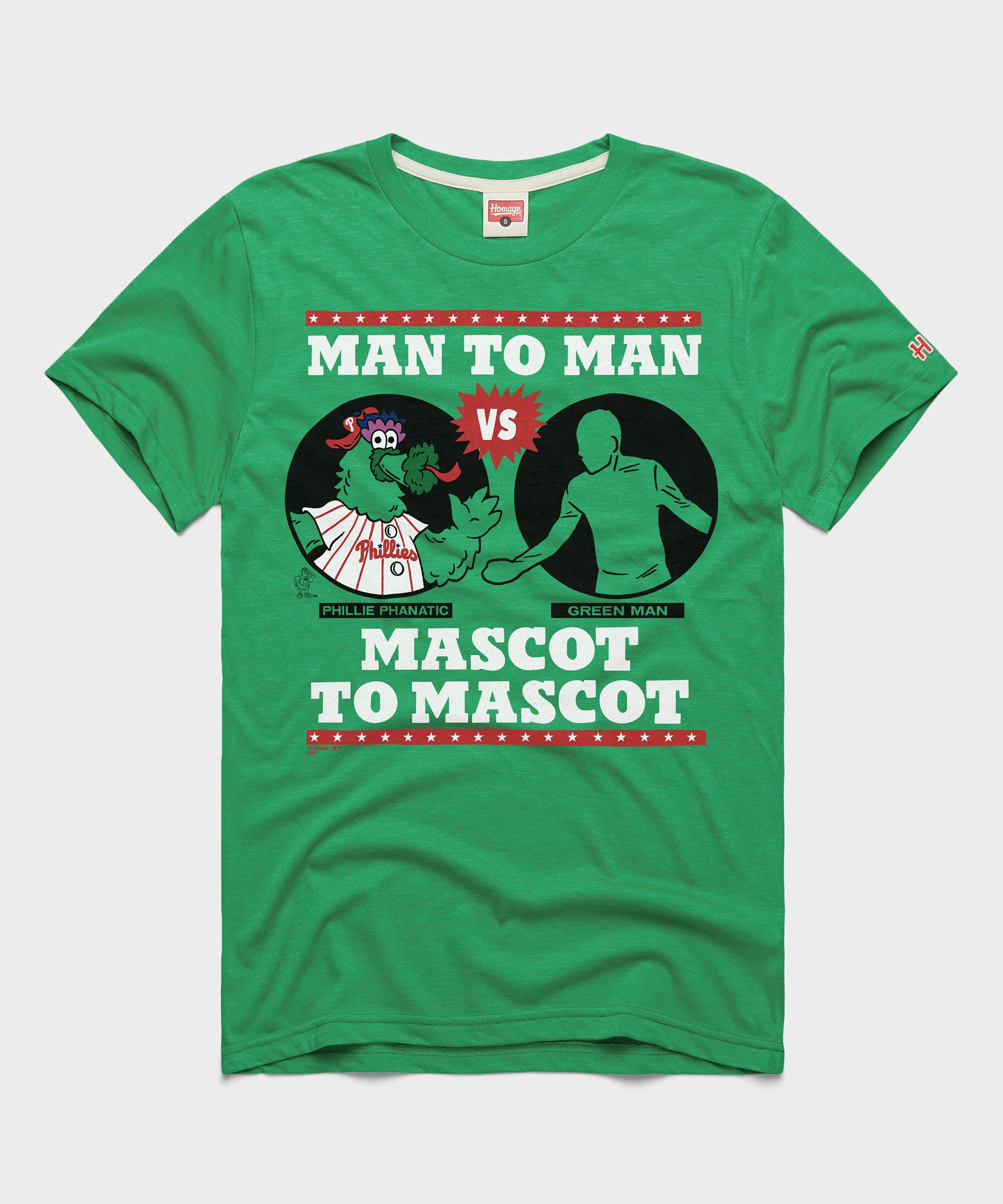 It's Always Sunny in Philadelphia x Phillies Phillie Phanatic vs Green Man