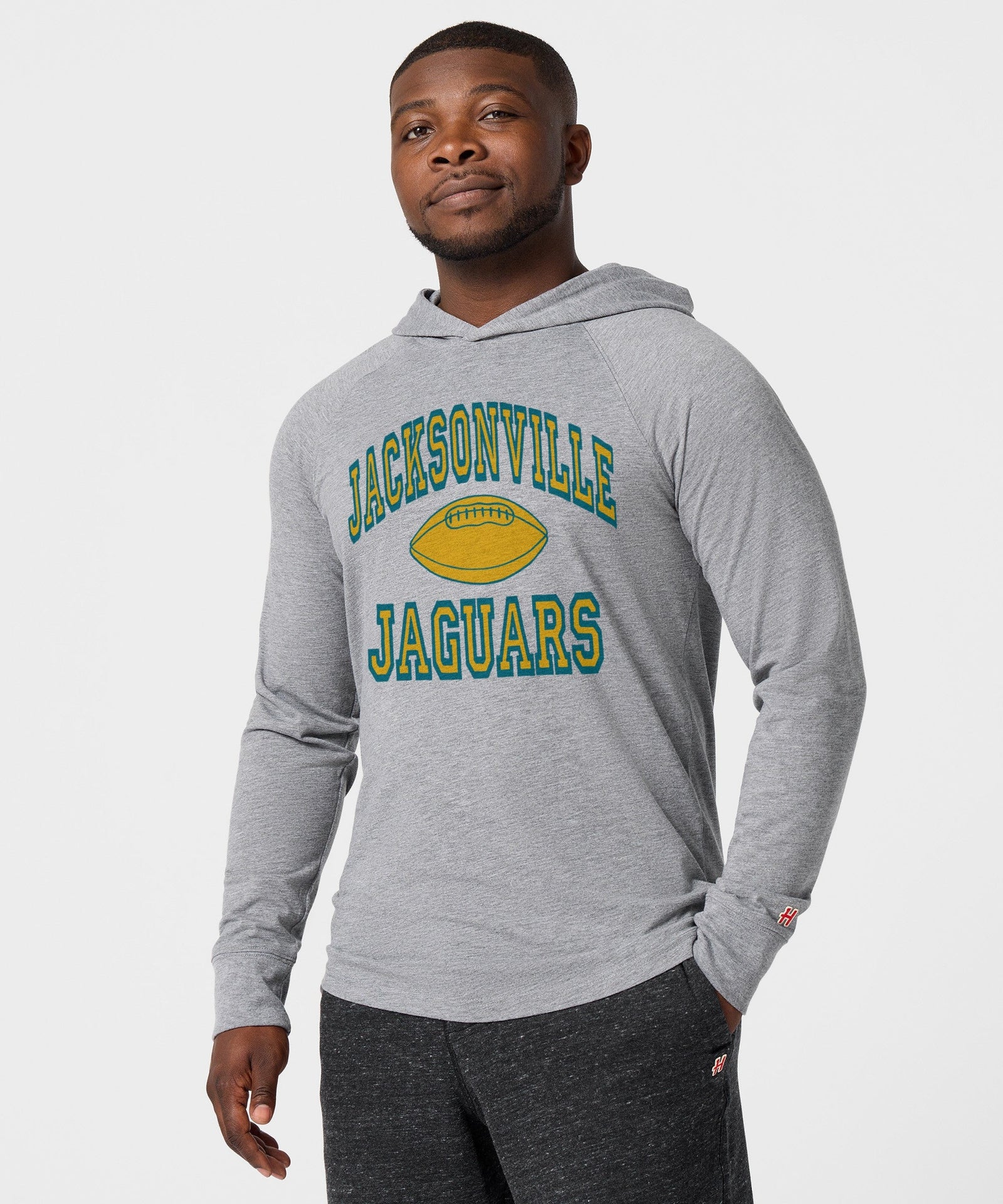 jacksonville jaguars gridiron lightweight hoodie