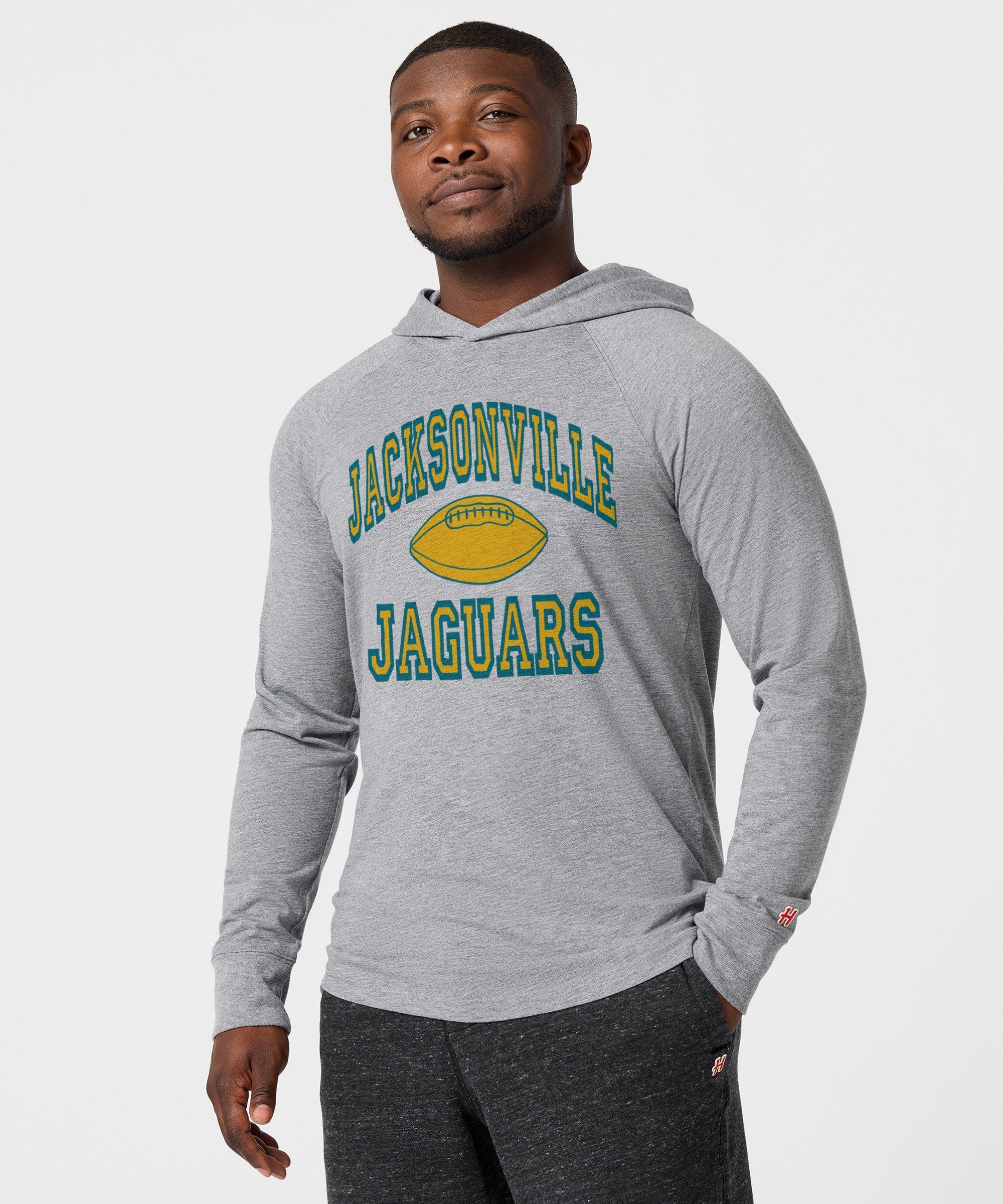 jacksonville jaguars gridiron lightweight hoodie